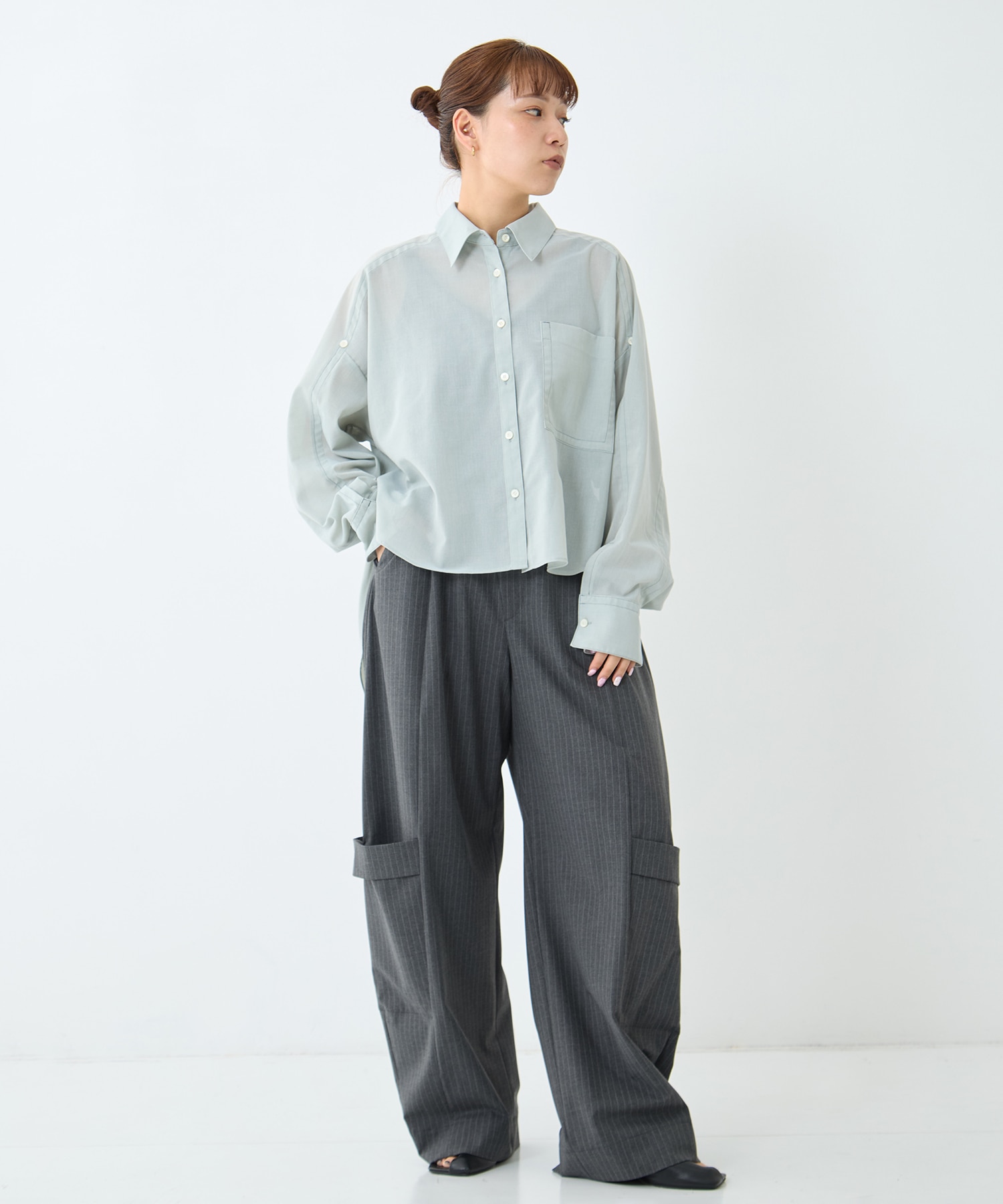 Matte Sheer Over Shirt STUDIOUS