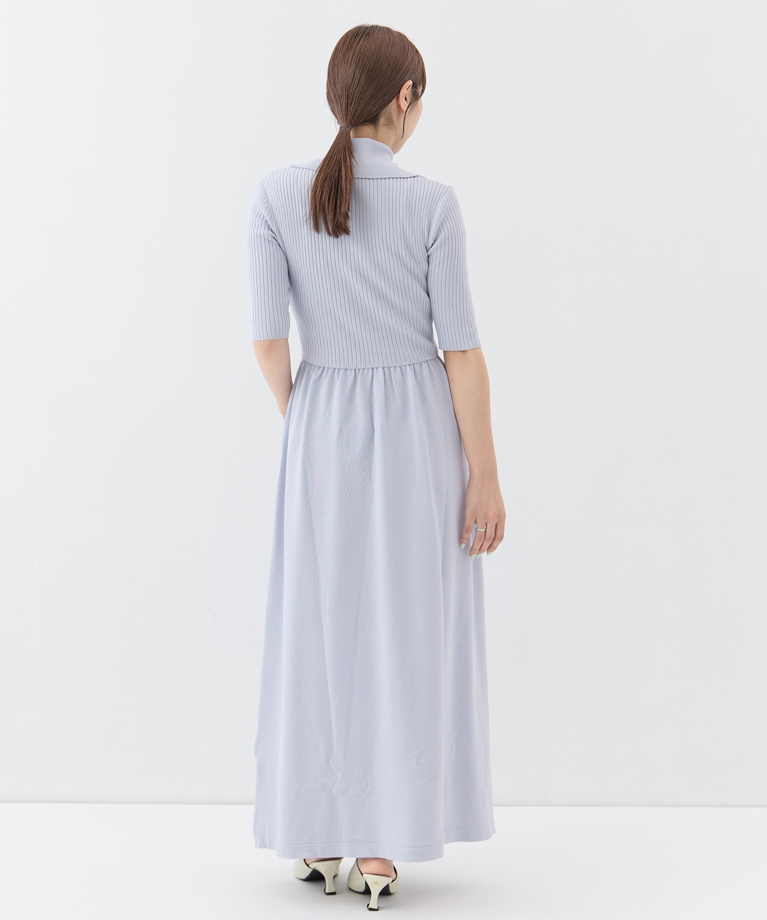 Sailor Collar Knit Dress STUDIOUS