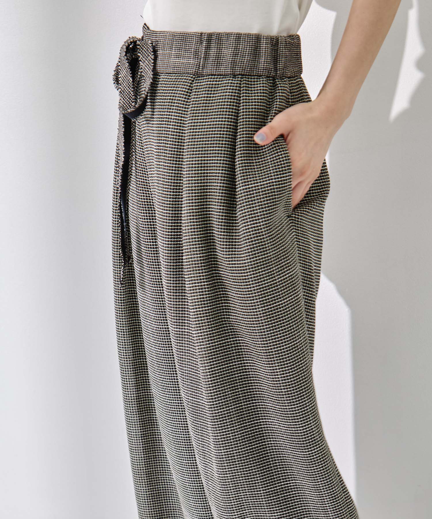 Washable Mesh Relax Trousers STUDIOUS