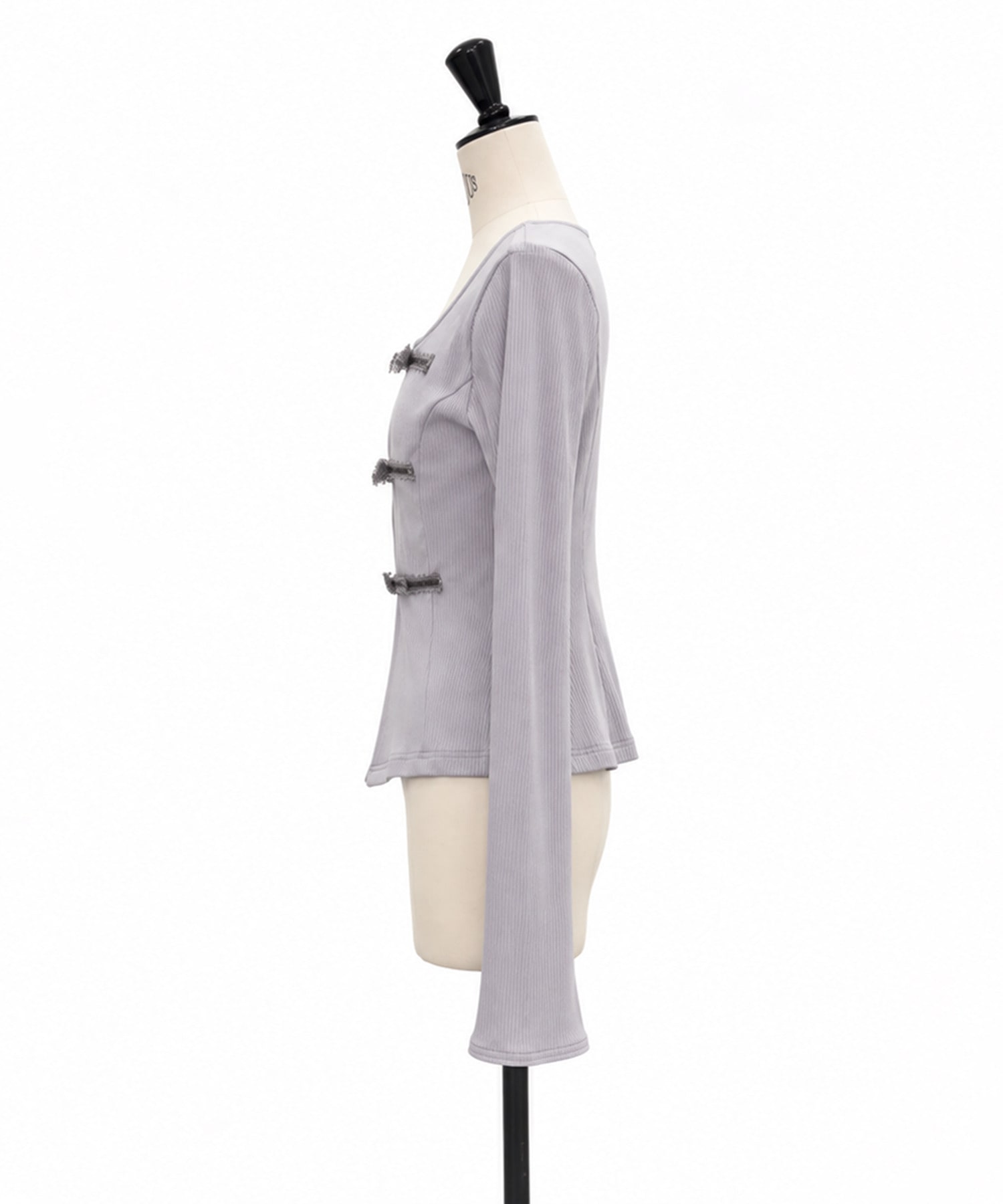 別注 choker ribbon cardigan tanakadaisuke