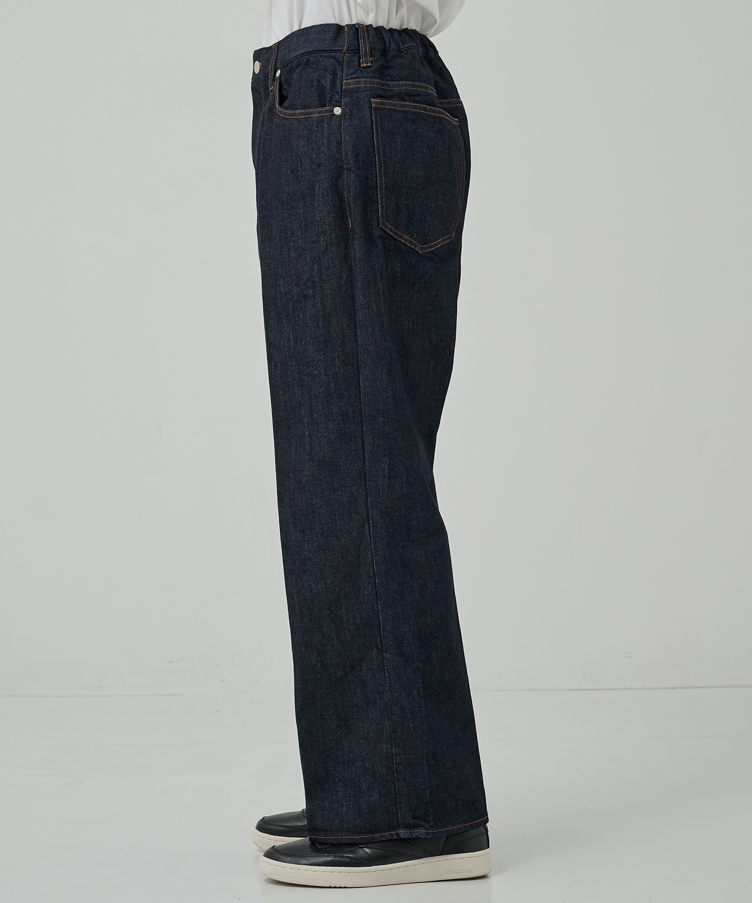 LINTRACK WIDE DENIM TROUSERS STUDIOUS