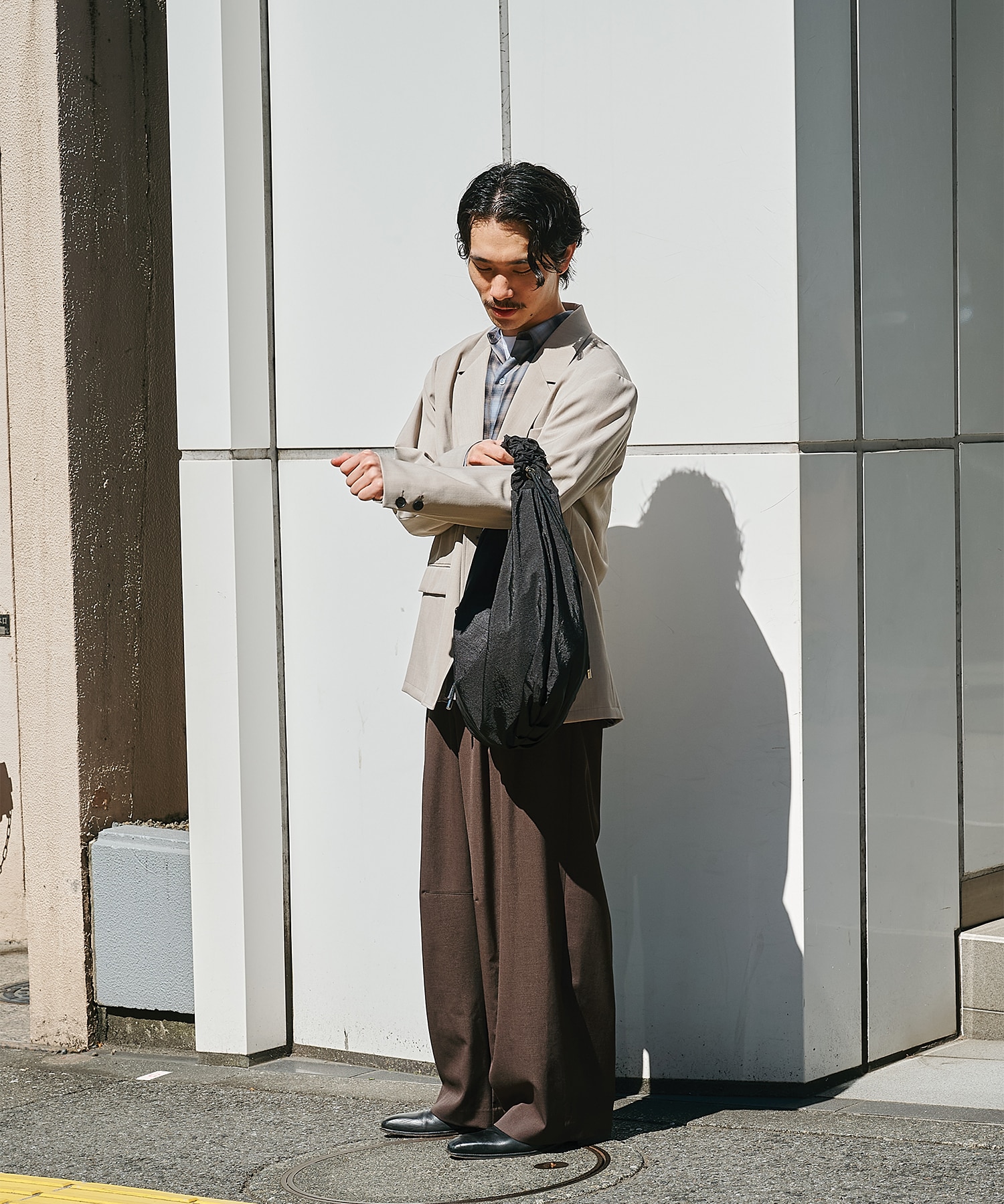 3WAY ROUND SHOULDER BAG STUDIOUS