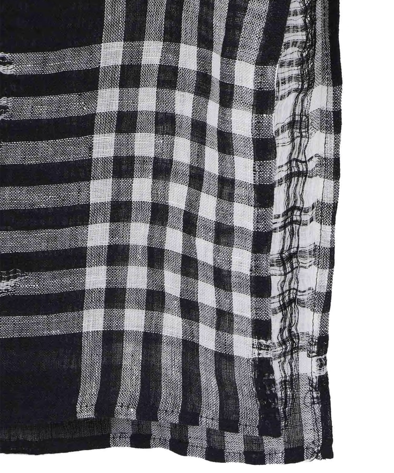 HK-B71-313 CHECK S/S SHIRT Yohji Yamamoto