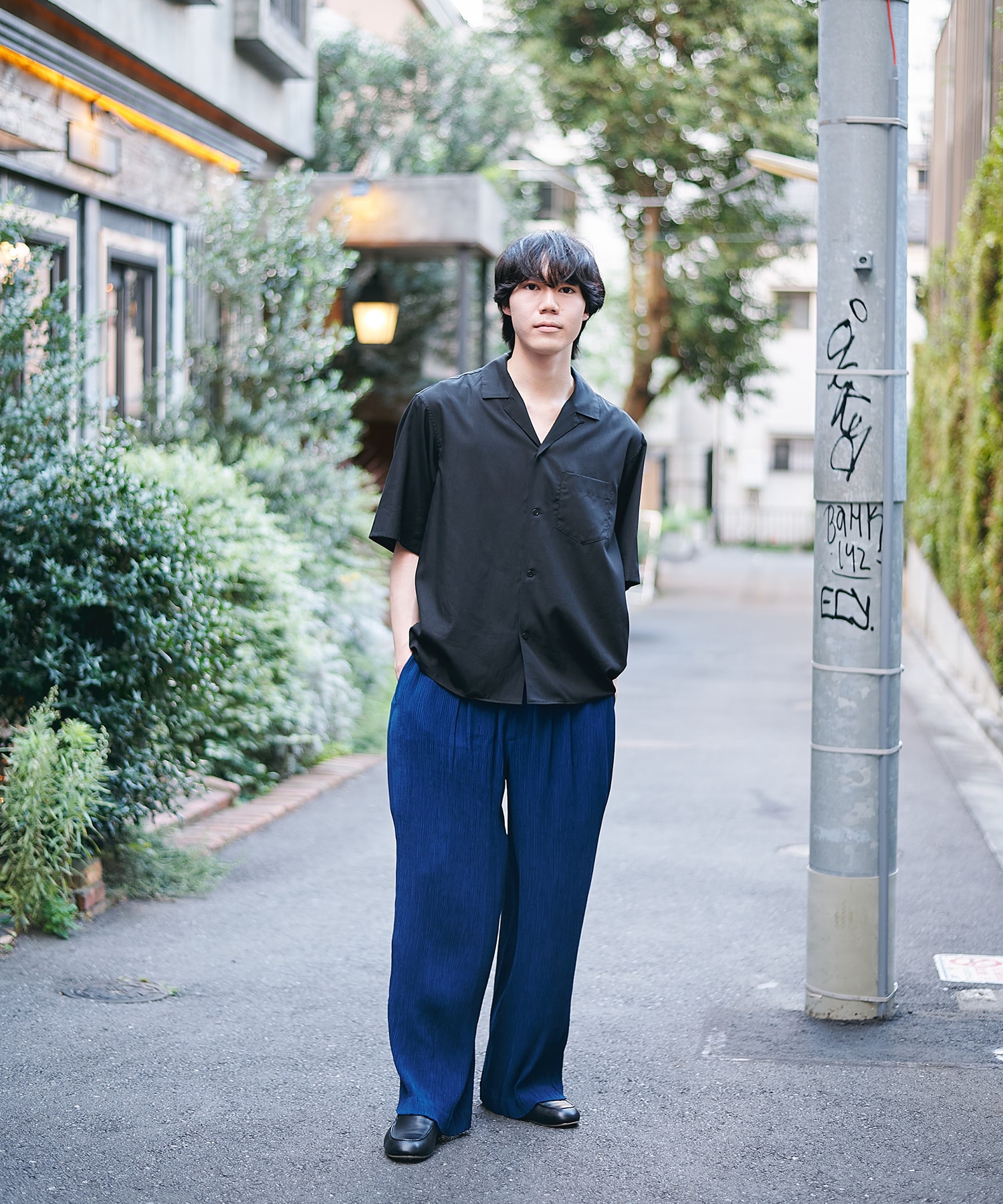 Silky Pleats Easy Pants STUDIOUS