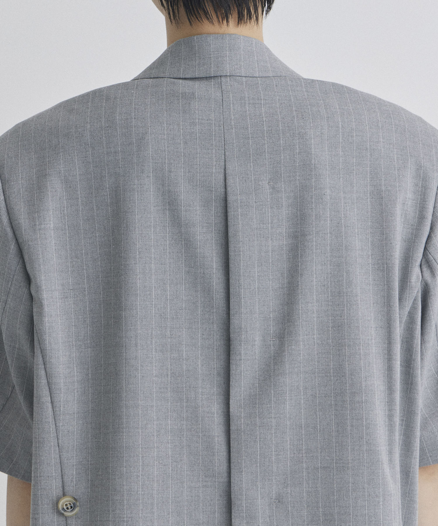 Pinstripe Half Sleeve Jacket STUDIOUS