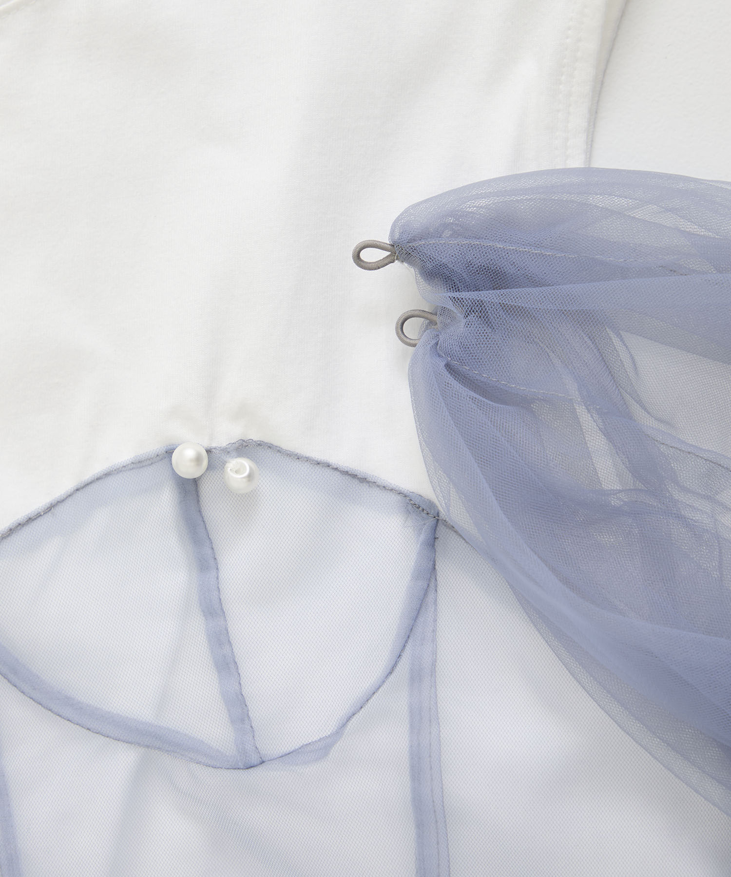 別注Tulle Corsert T-shirt VIVIANO