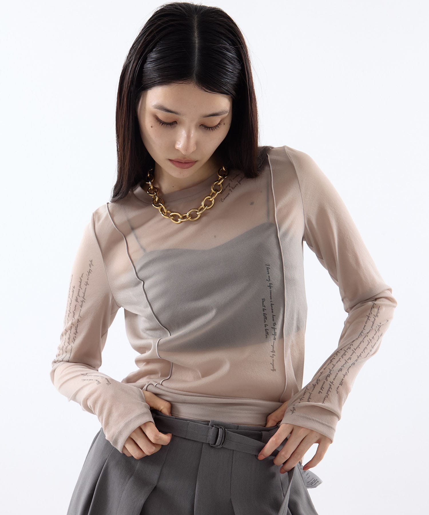 Tattoo Skin Mesh Top STUDIOUS