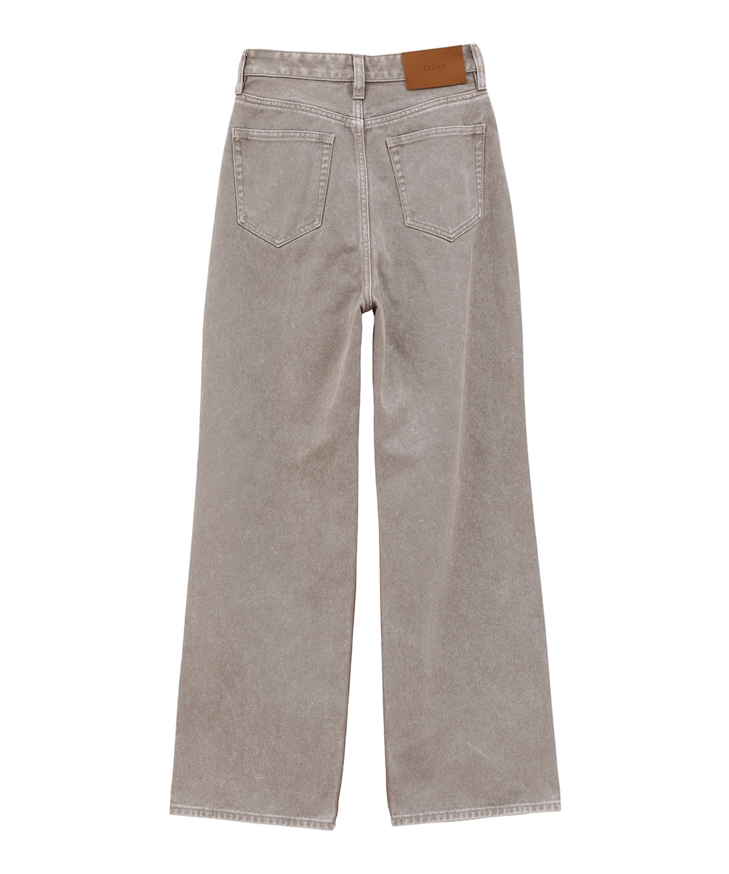 SLASH CUT DENIM PANTS CLANE