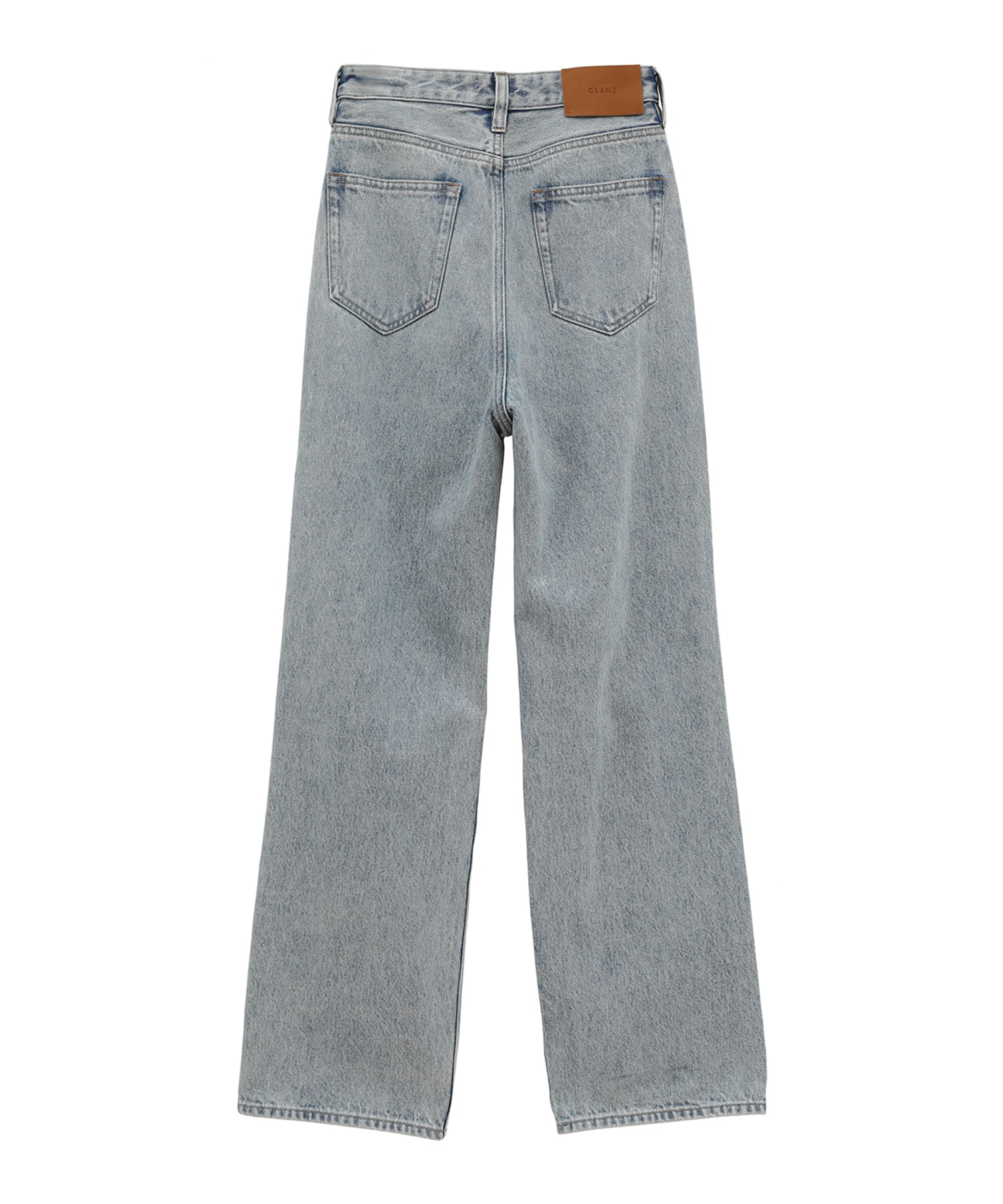 SLASH CUT DENIM PANTS CLANE