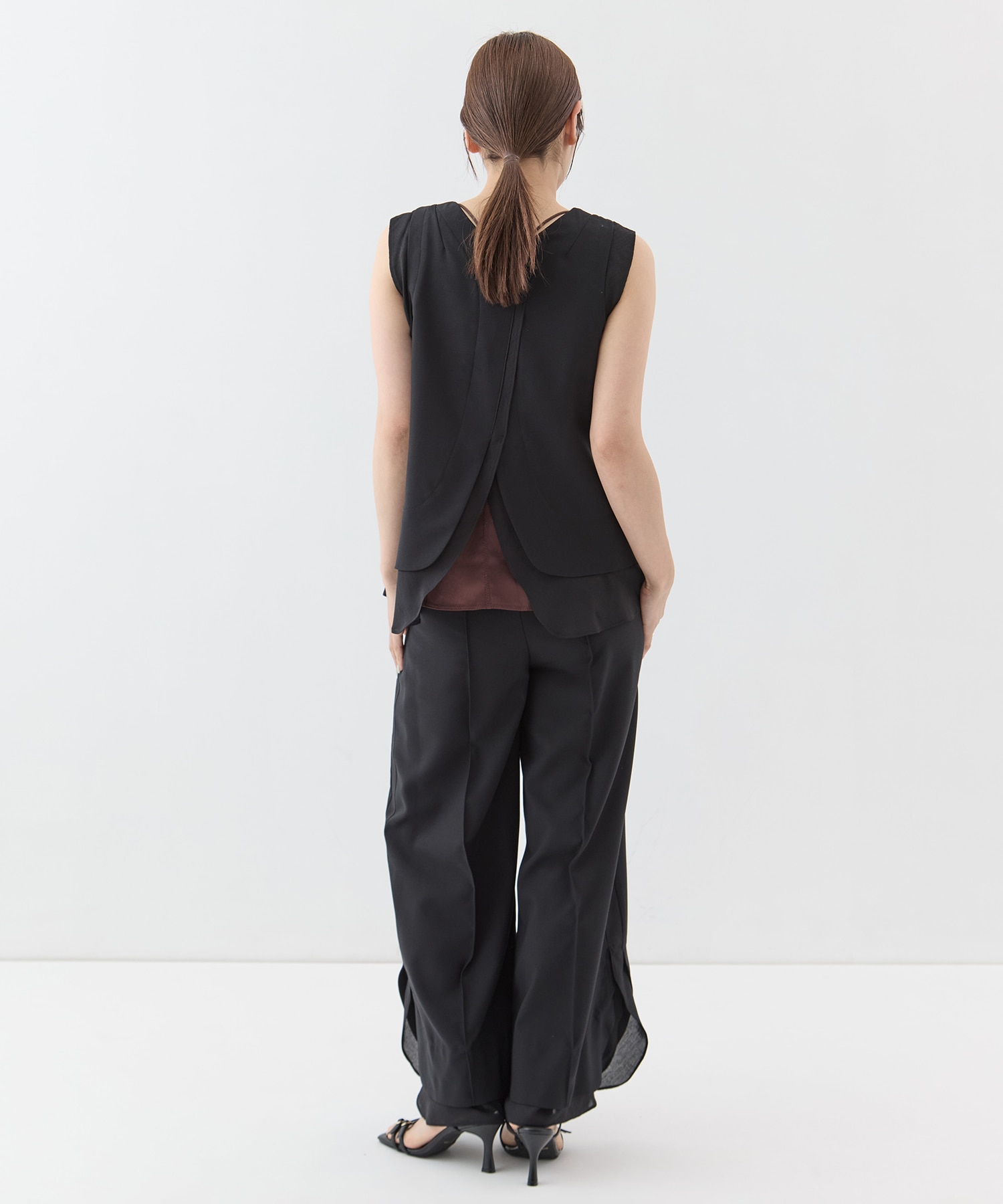 Sheer Layered Trousers STUDIOUS