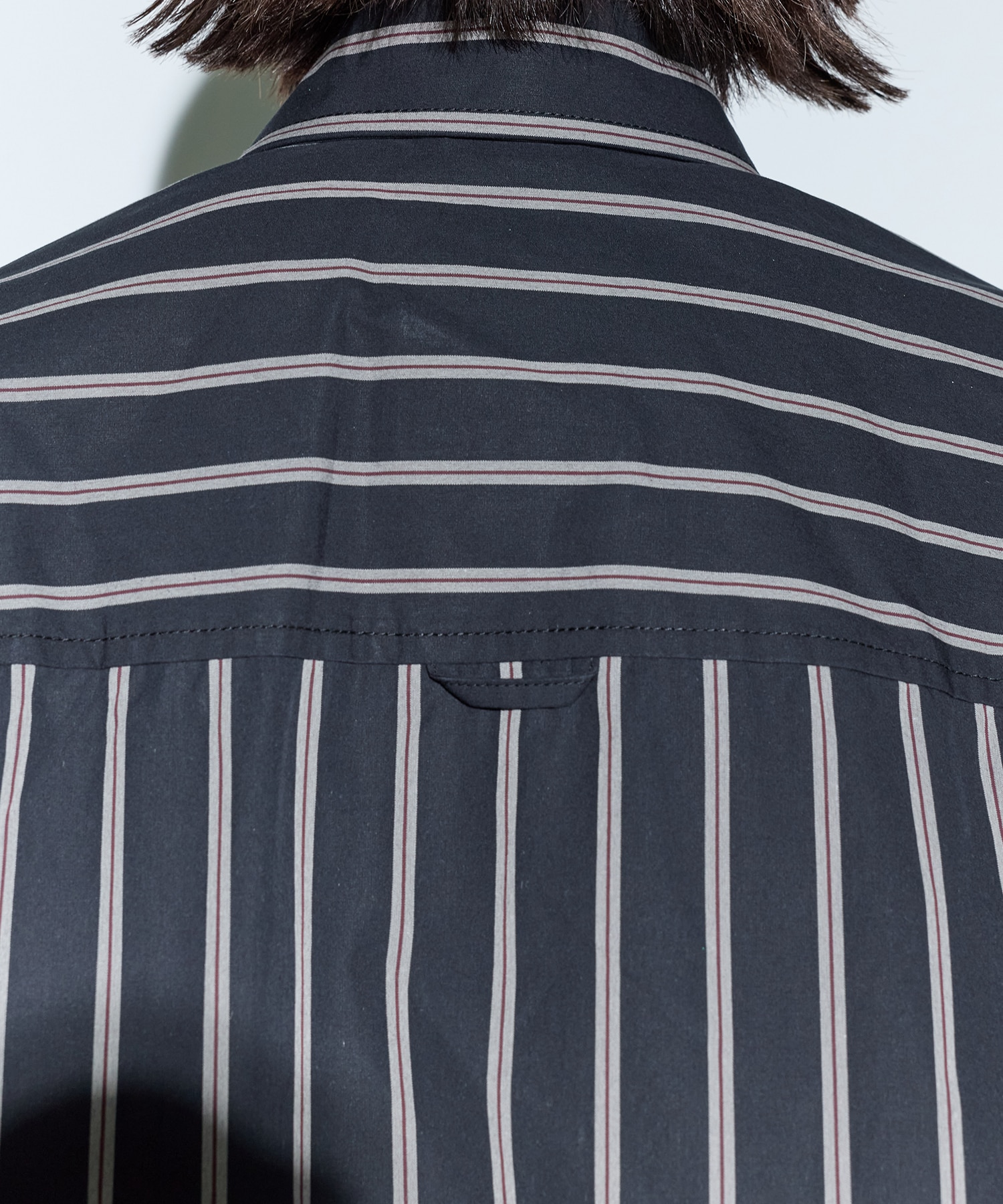 DUCK EMBROIDERY STRIPE SHIRTS Maison MIHARA YASUHIRO