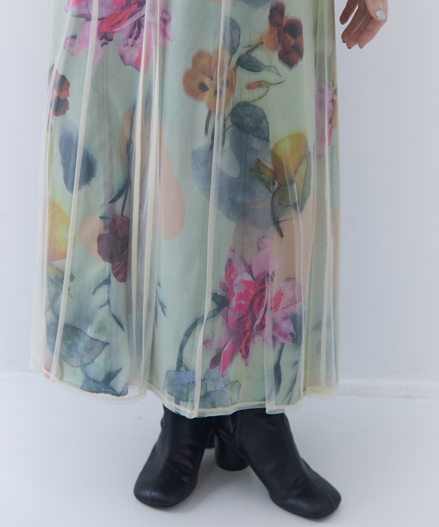 UND GRACE CHIFFON VEIL DRESS AMERI