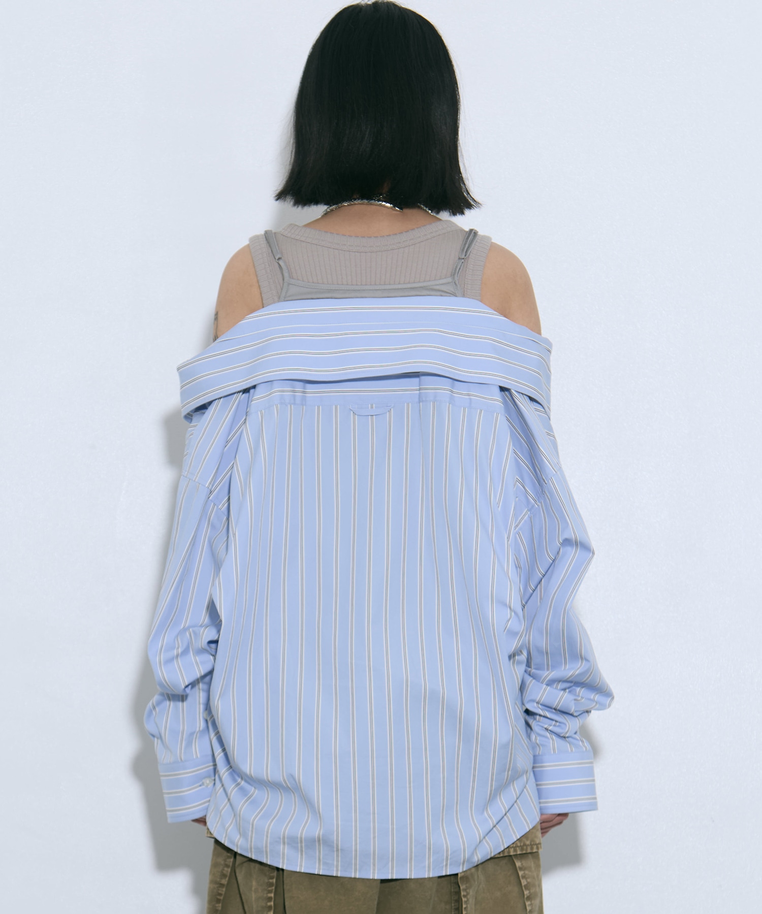 LAYERED STRIPE SHIRTS Maison MIHARA YASUHIRO