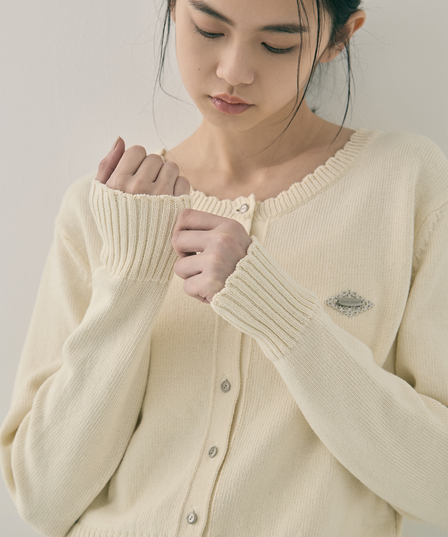 Cupid in HEAVEN crochet knit cardigan tanakadaisuke