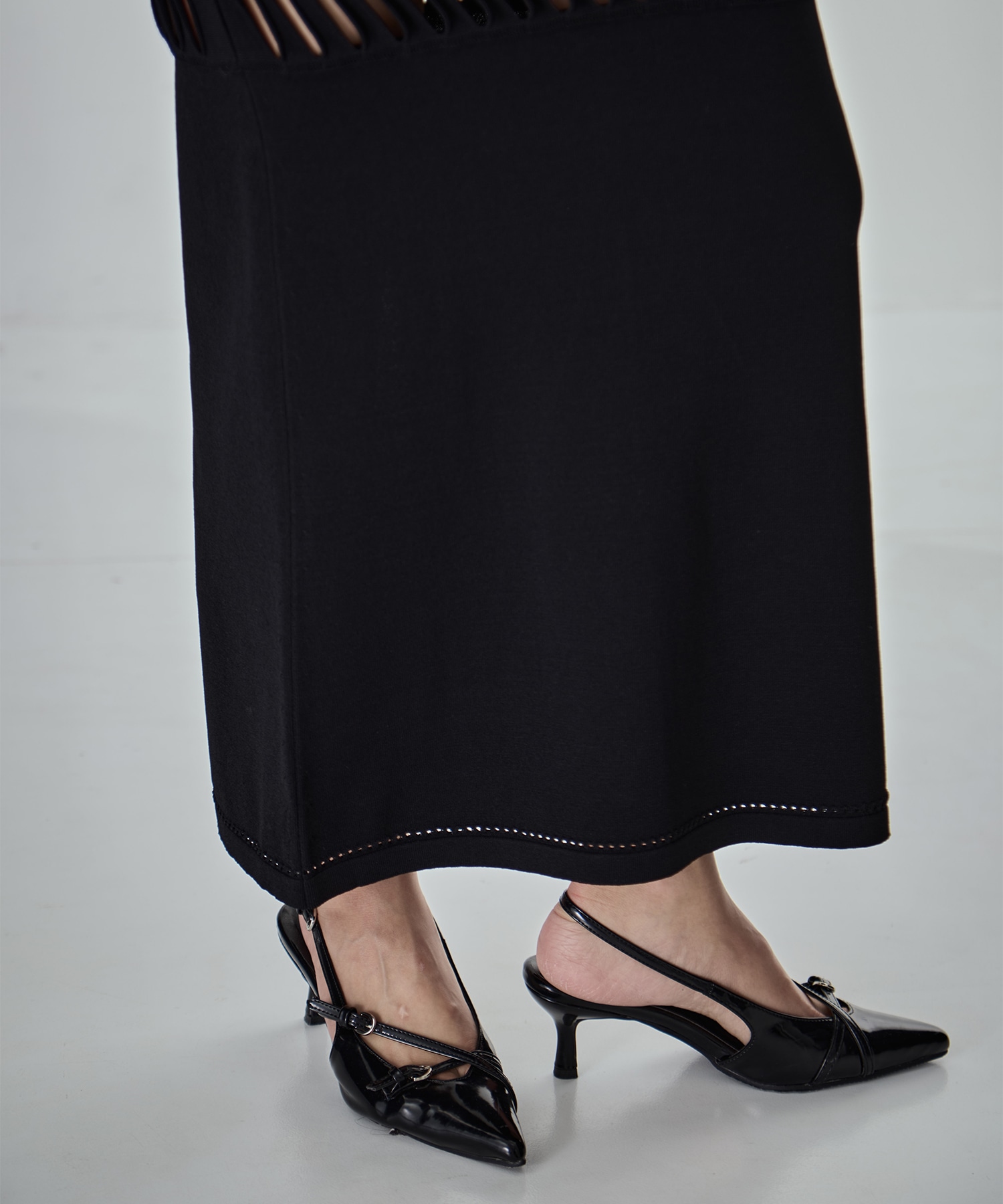 別注 MESH KNIT MAXI SKIRT FETICO