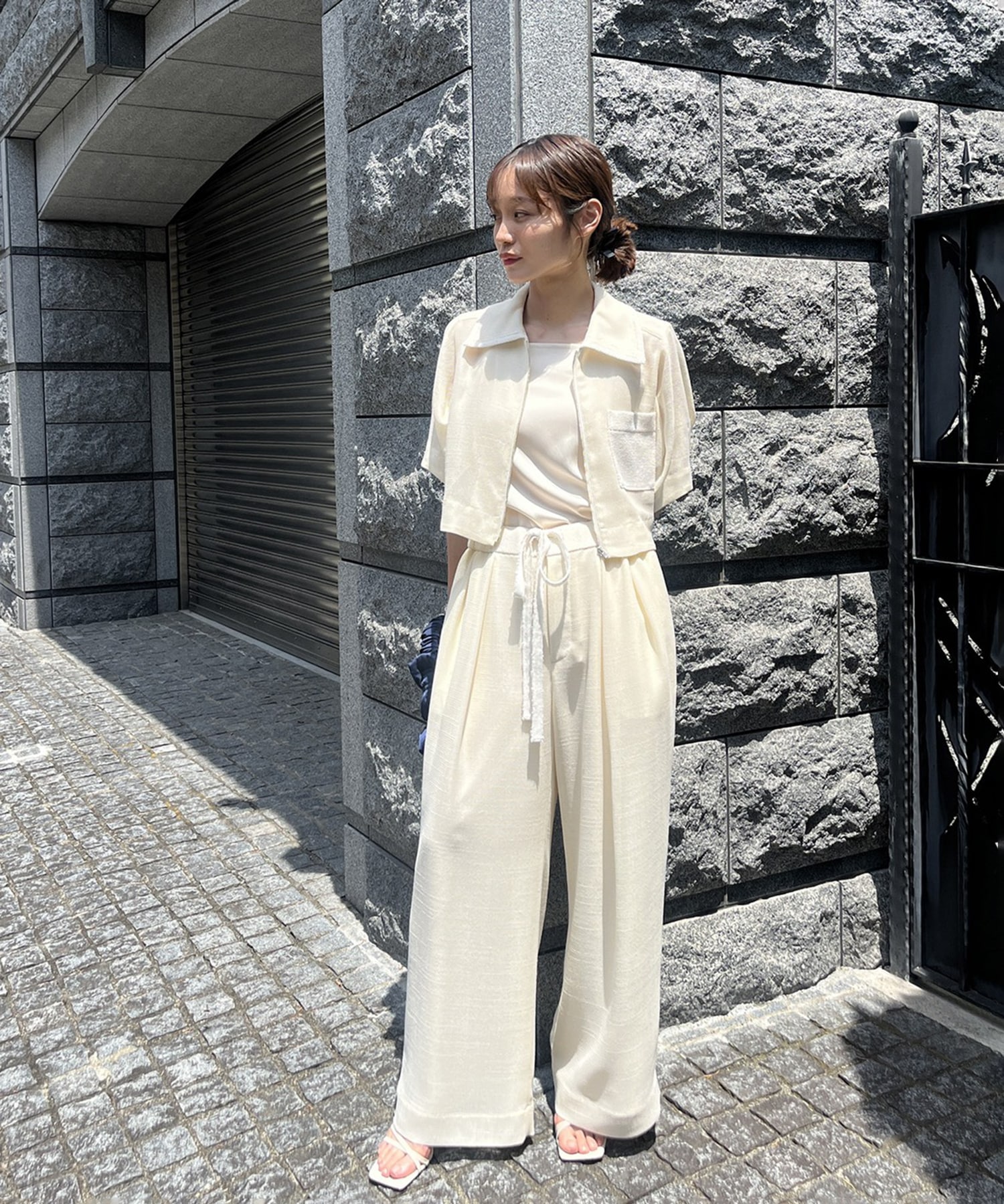 Washable Mesh Blouson STUDIOUS