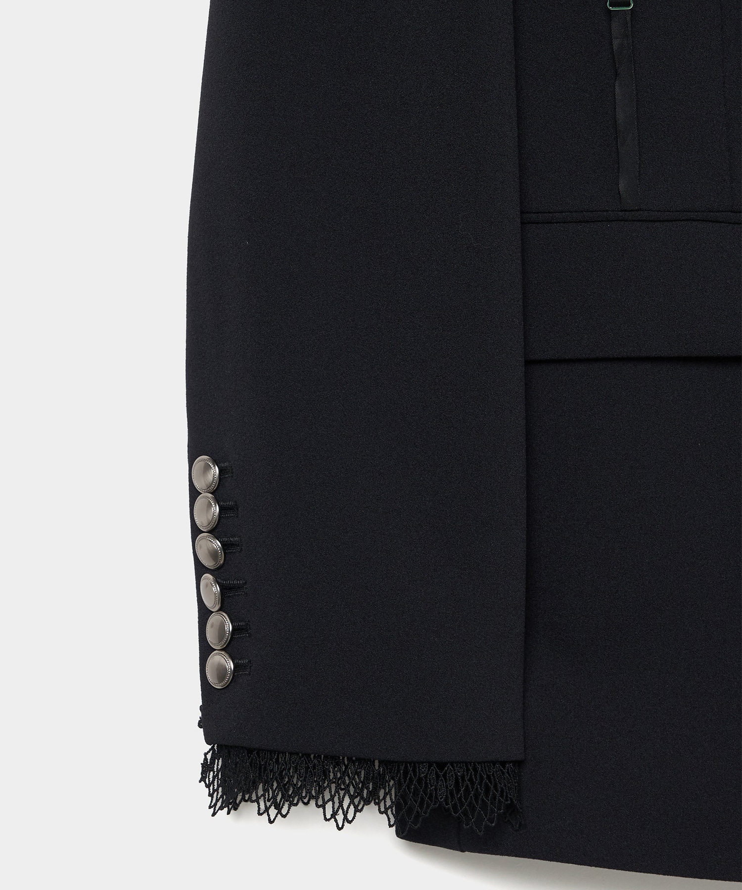 garter collar peaked lapel jacket tanakadaisuke
