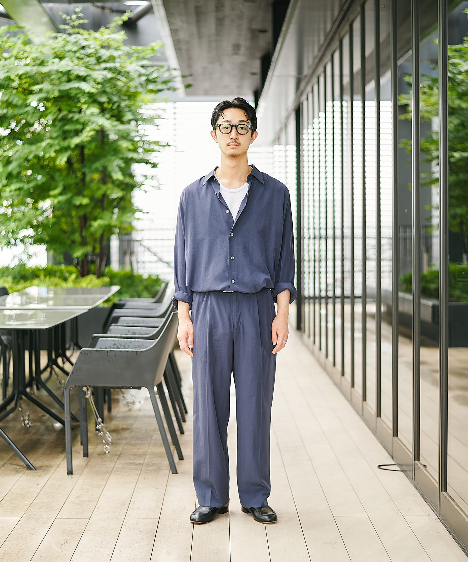 別注 Long Sleeve Regular Collar Shirt soe