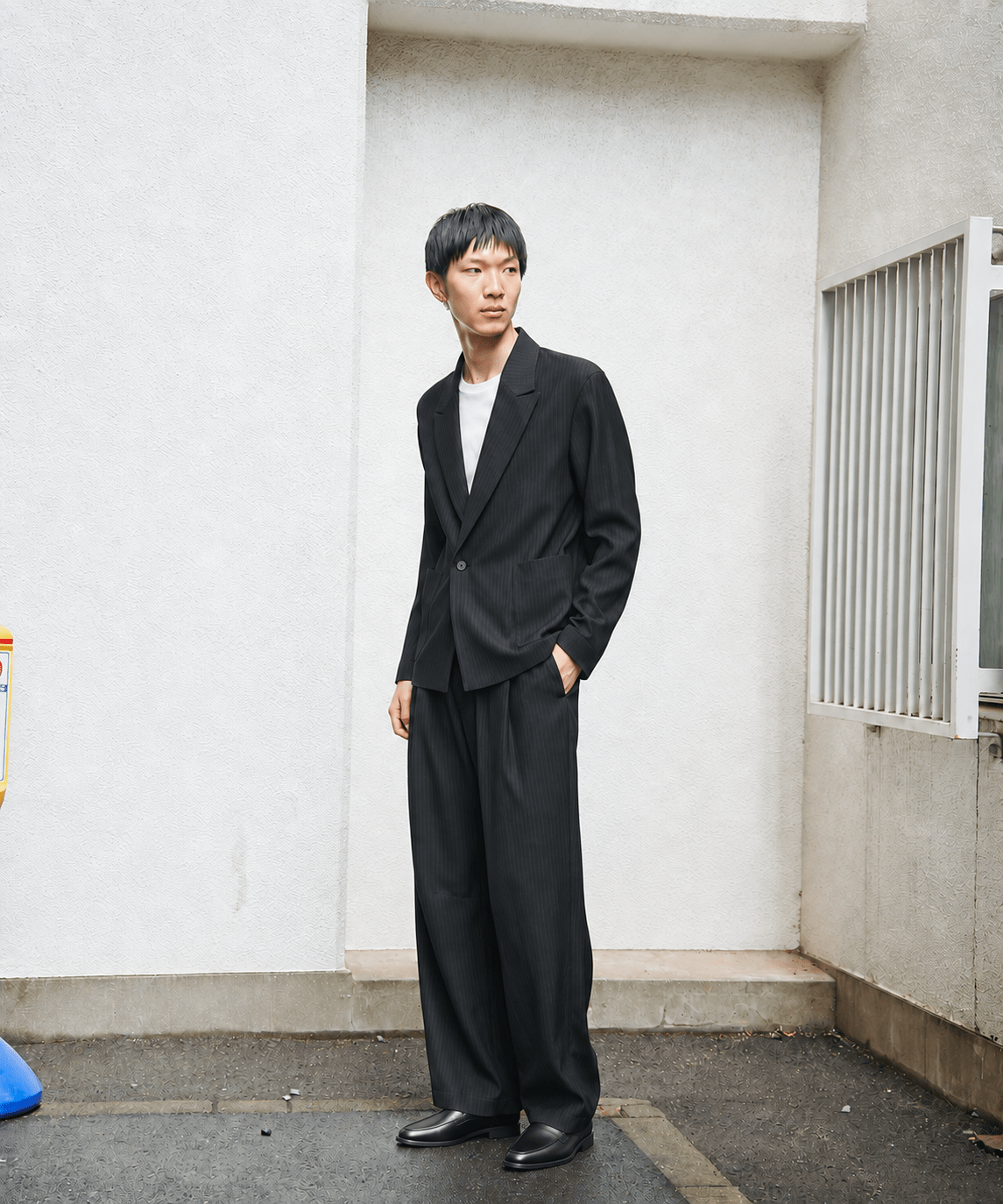 Stripe Amunzen semi-Jacket STUDIOUS