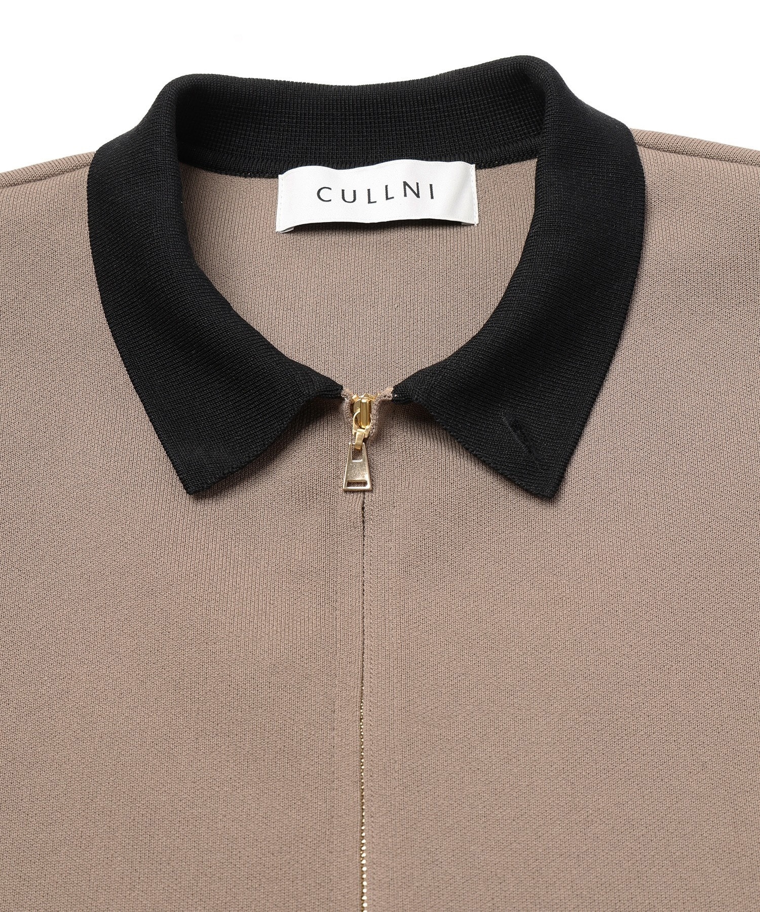 Organic Cotton Smooth Knit Big Pocket Zip Jacket CULLNI