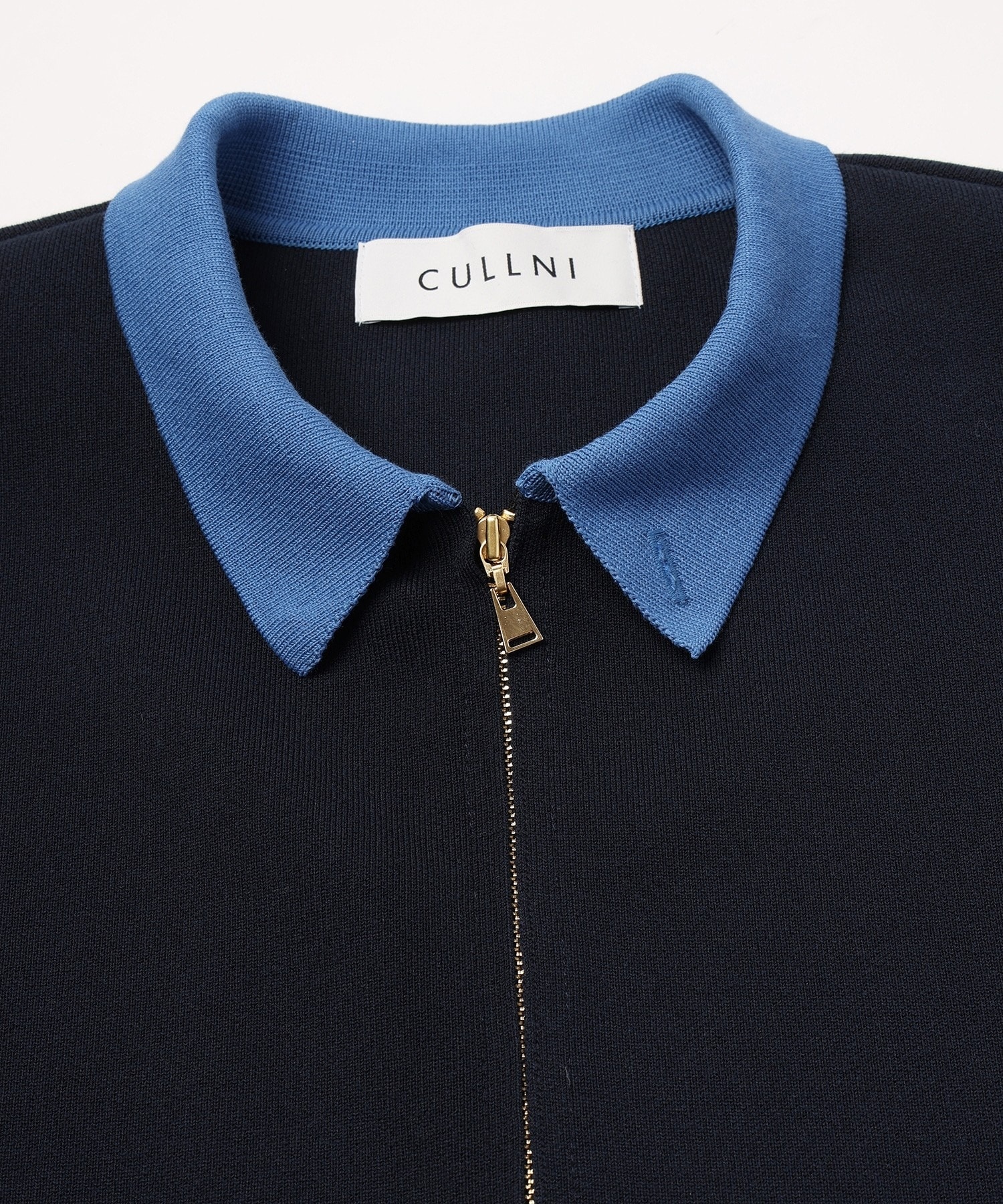 Organic Cotton Smooth Knit Big Pocket Zip Jacket CULLNI