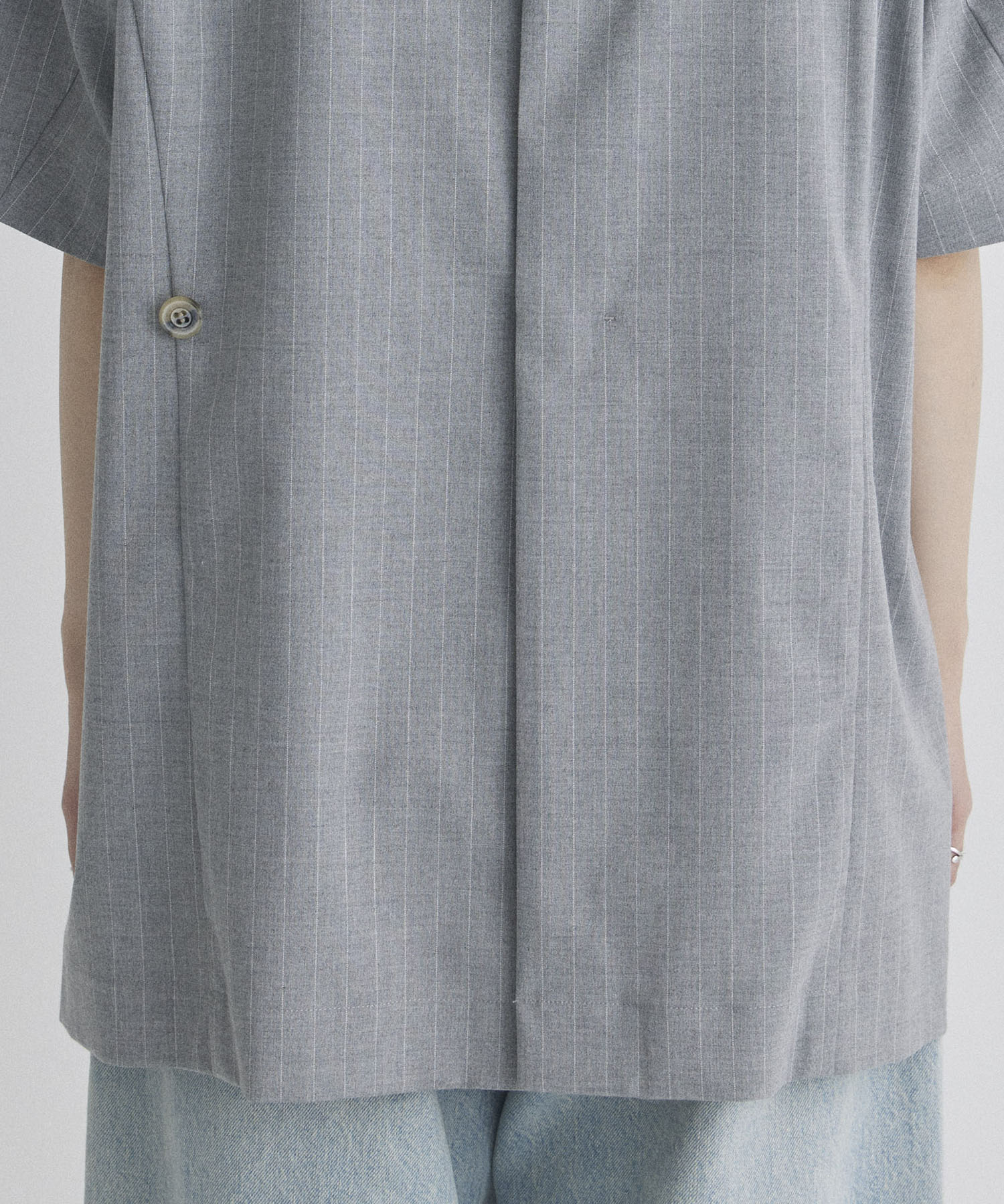 Pinstripe Half Sleeve Jacket STUDIOUS