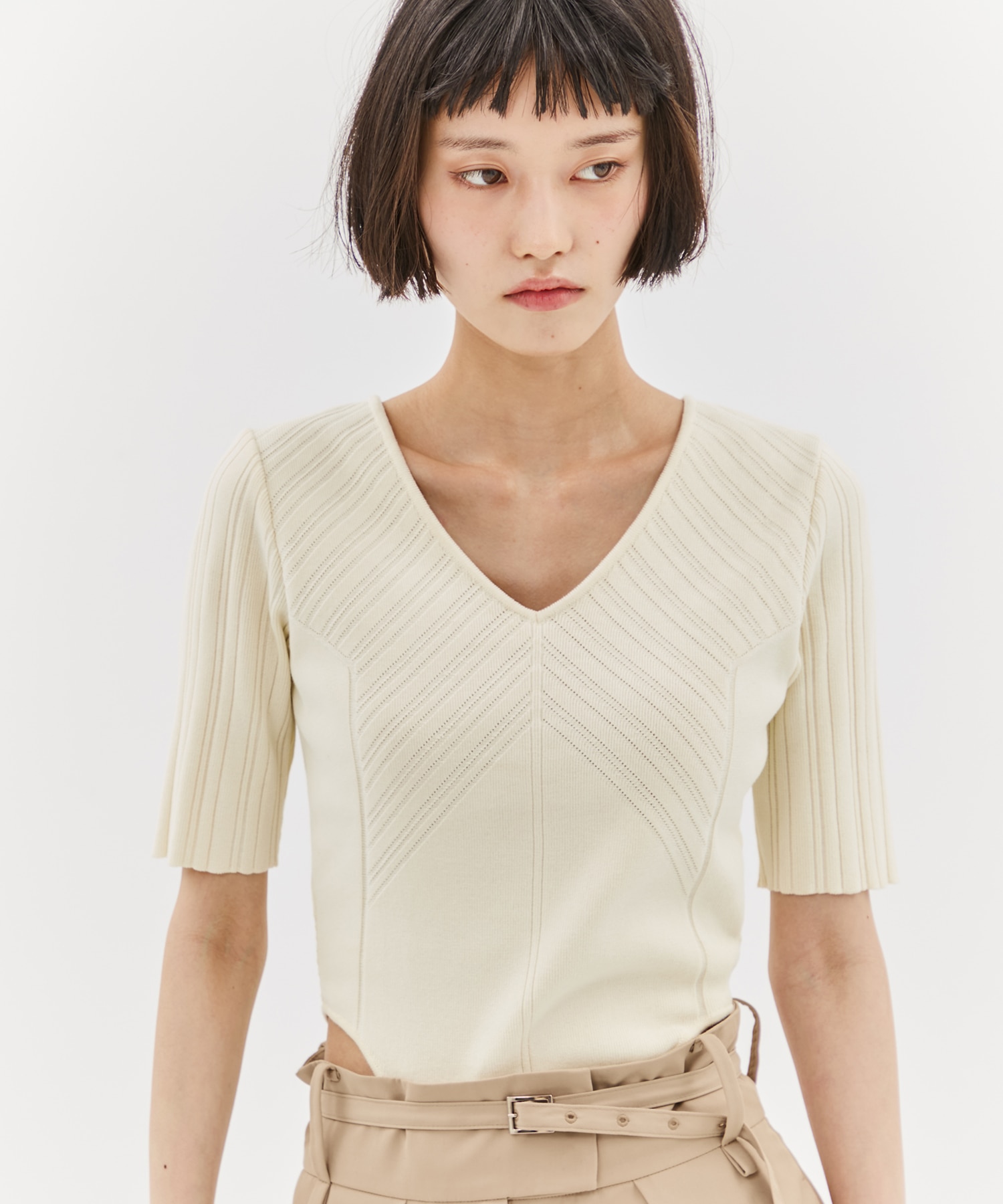 Jacquard Knit Bodysuit STUDIOUS