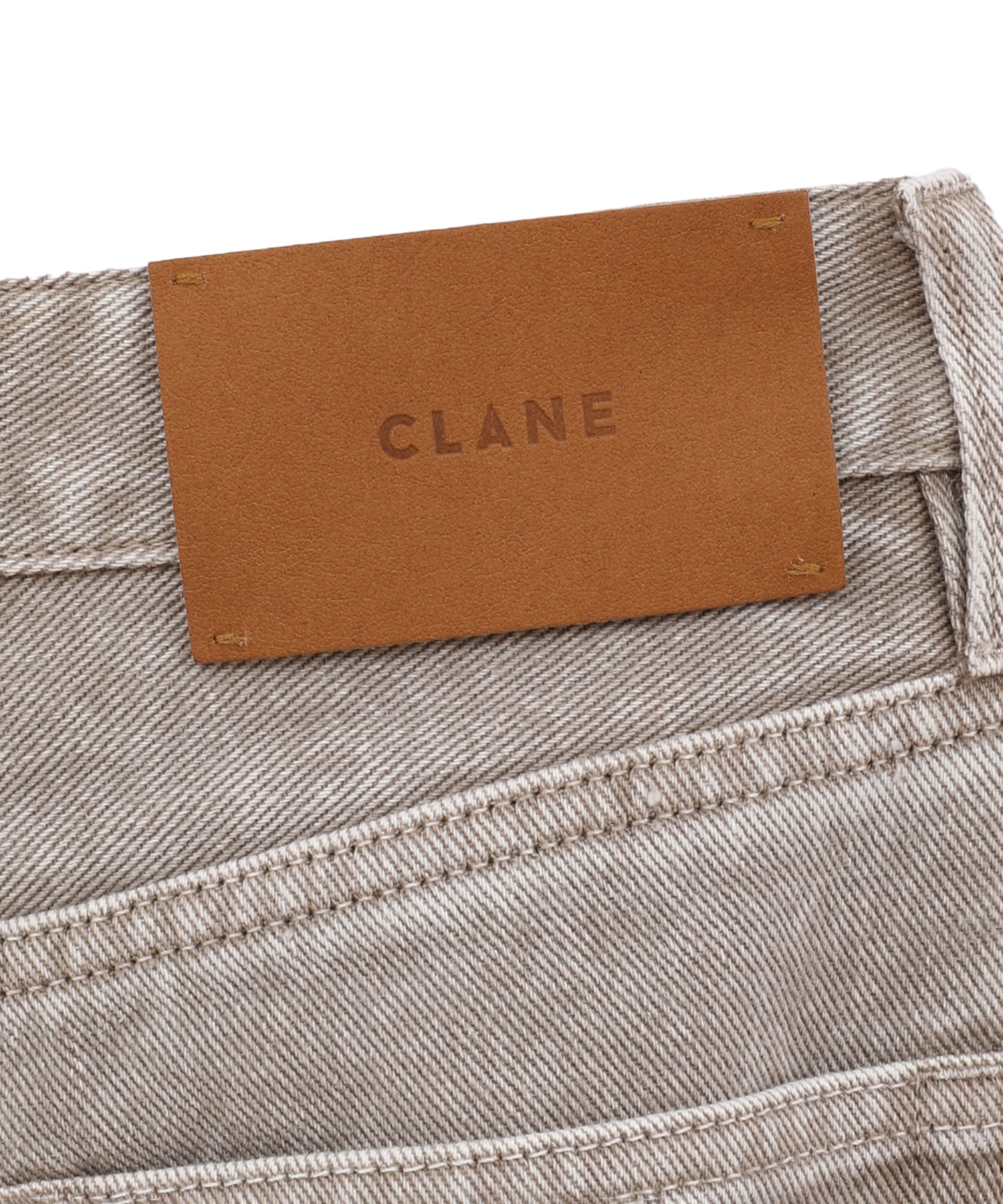 SLASH CUT DENIM PANTS CLANE