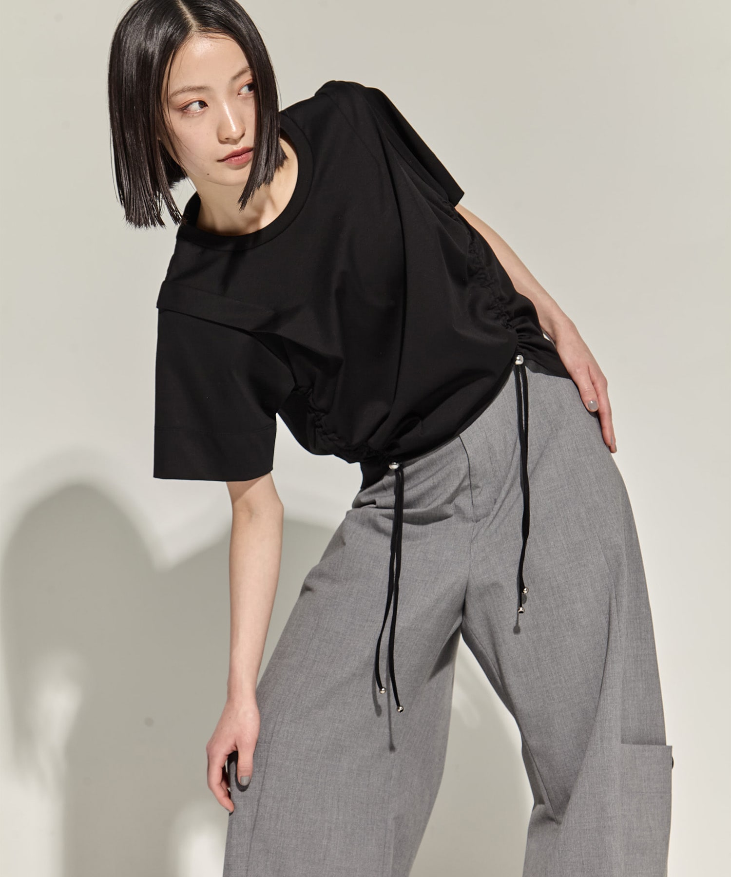 Barrel Leg Cargo Trousers STUDIOUS