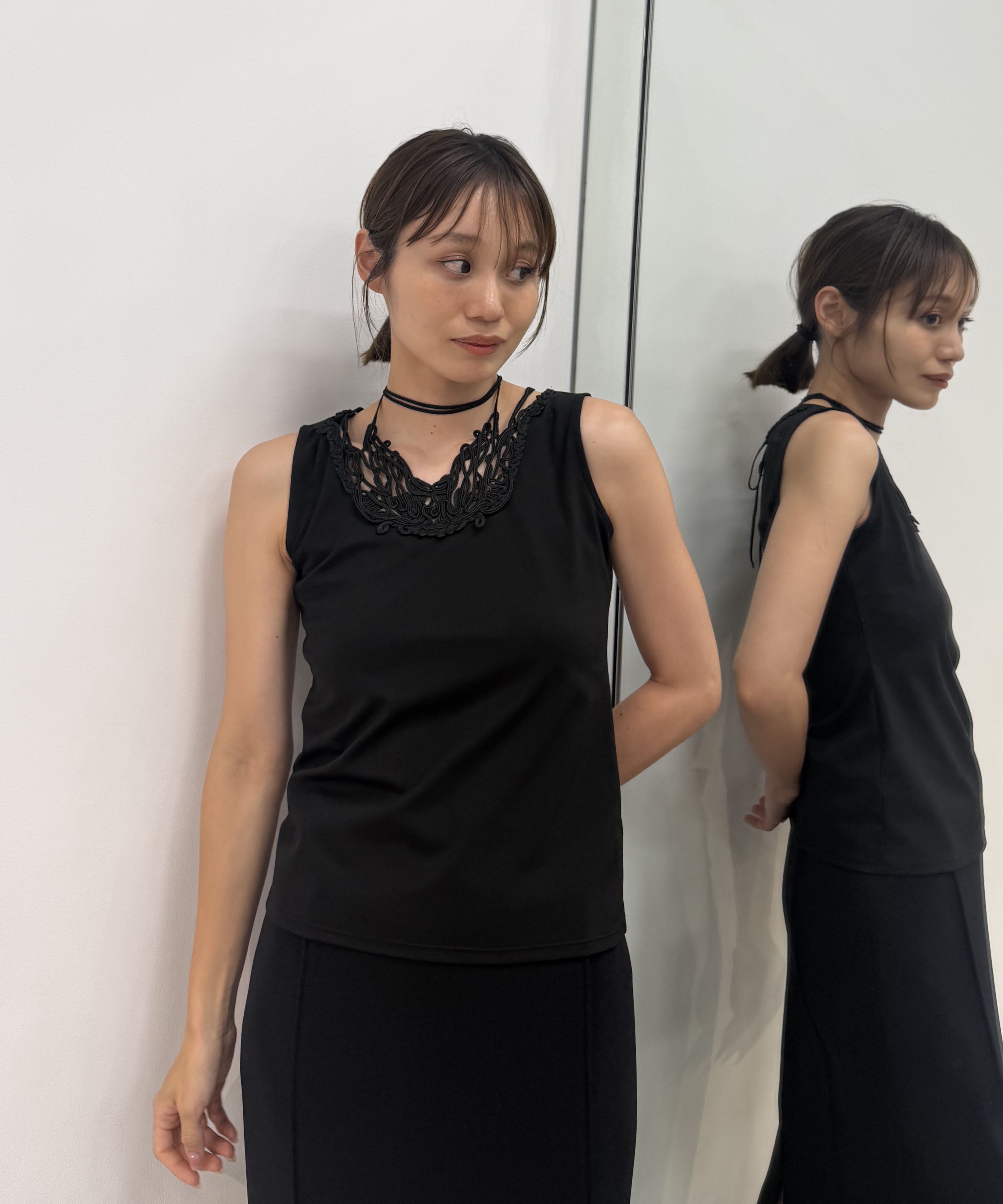 別注embroiddered tops MURRAL
