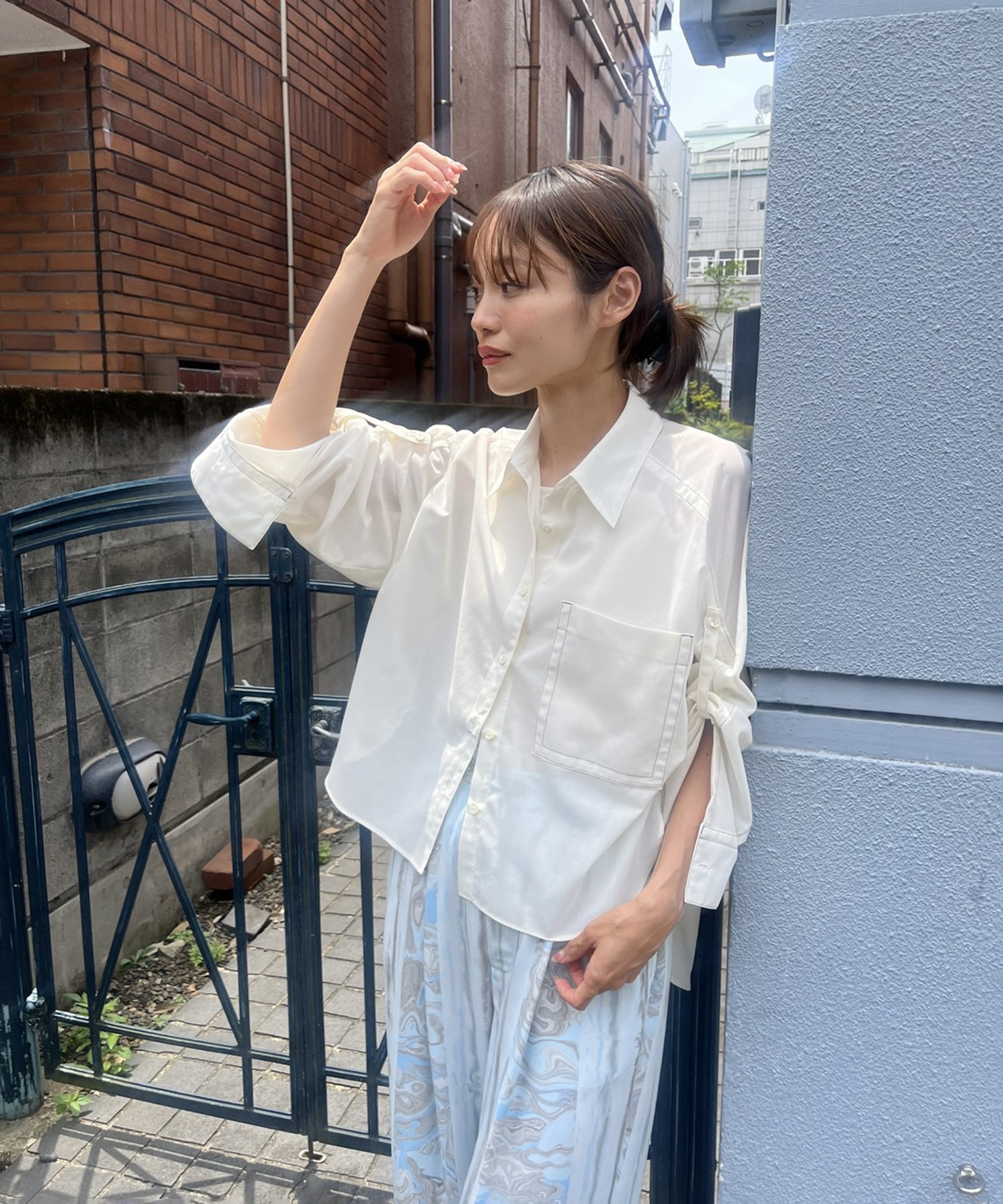 Matte Sheer Over Shirt STUDIOUS