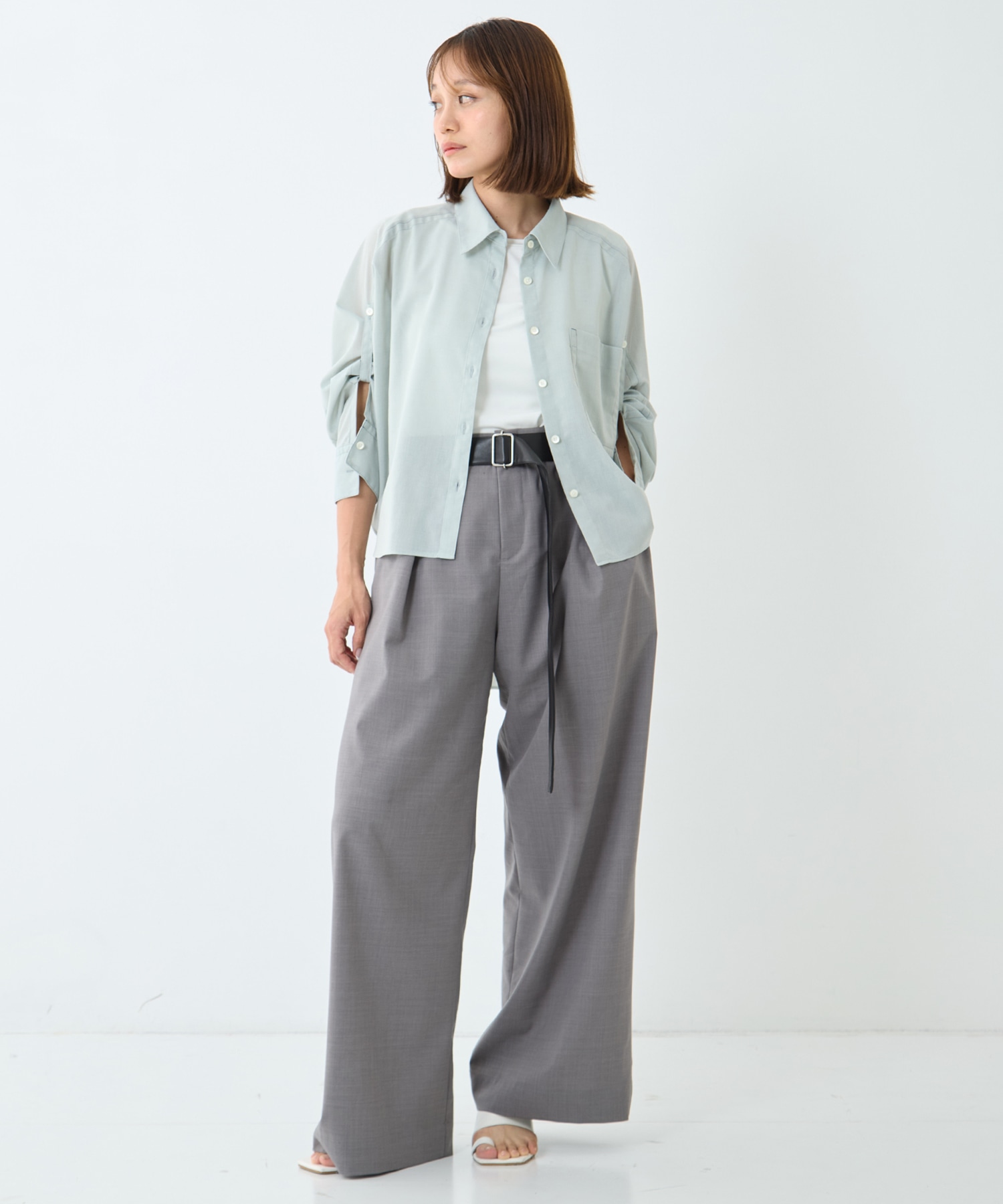 Matte Sheer Over Shirt STUDIOUS