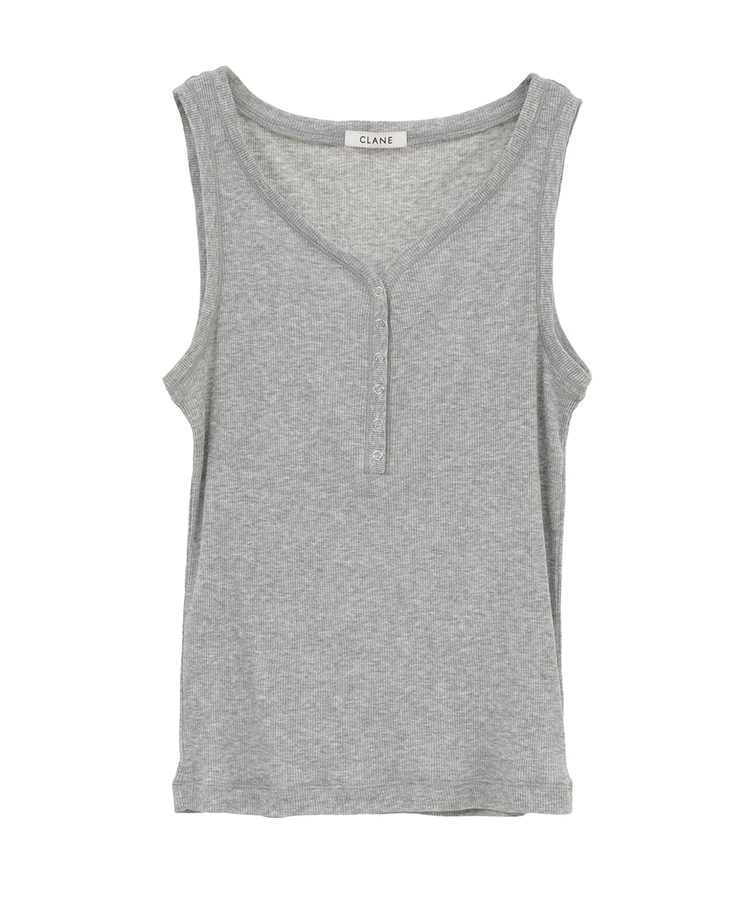 CURVED NECK LAYERED SET TOPS CLANE
