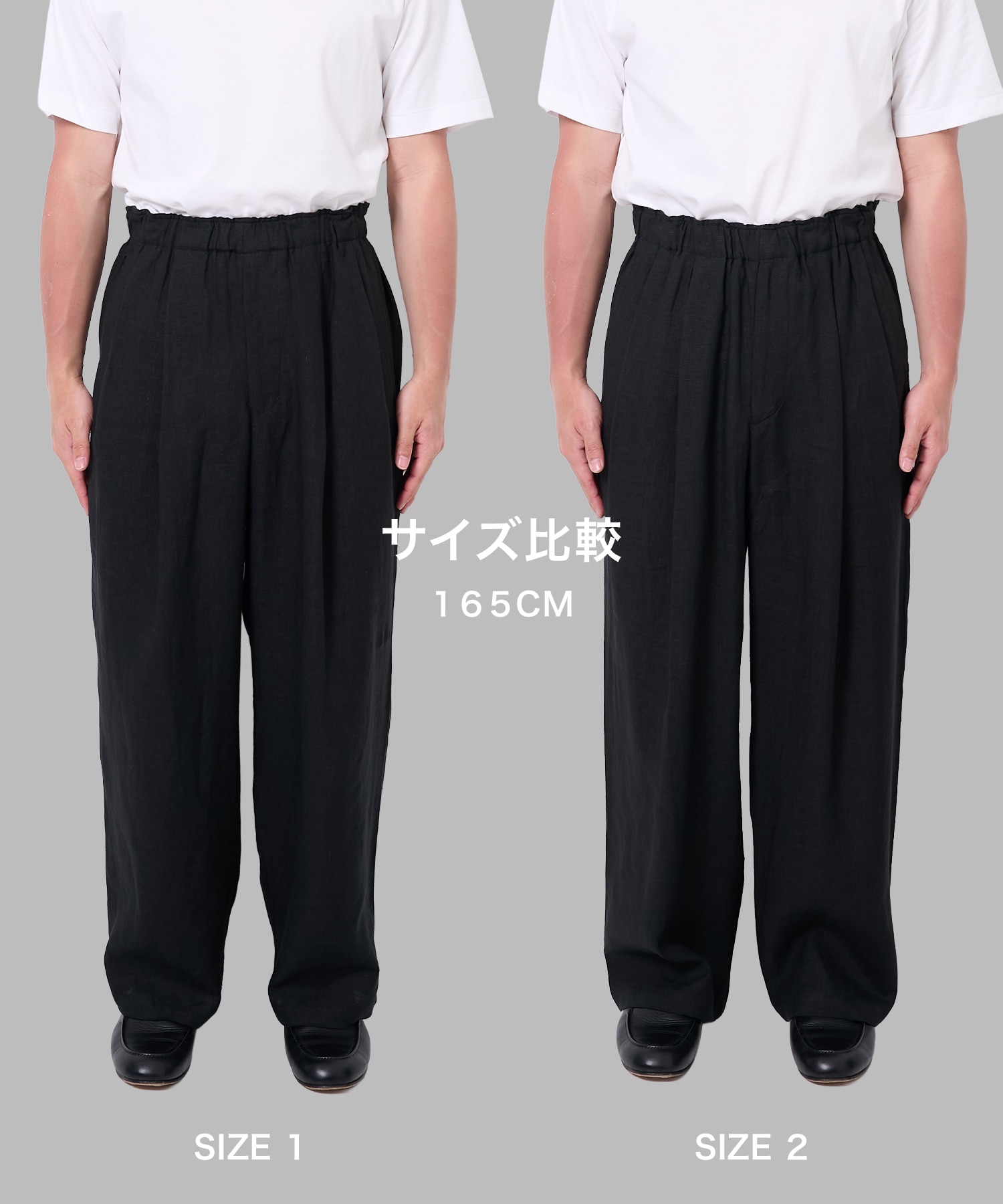 別注 LINEN TROPICAL WIDE LEG EASY PANTS MARKAWARE/marka