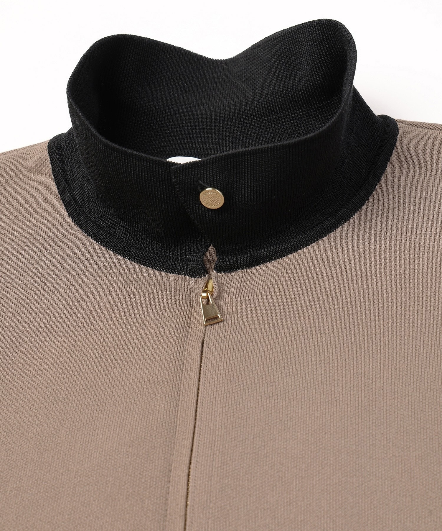 Organic Cotton Smooth Knit Big Pocket Zip Jacket CULLNI