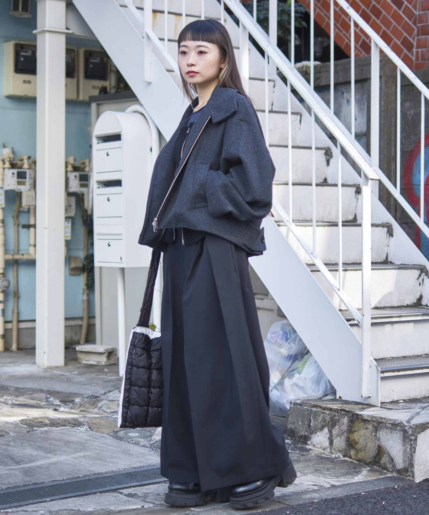別注leafcharm shoulder bag FUMIE=TANAKA