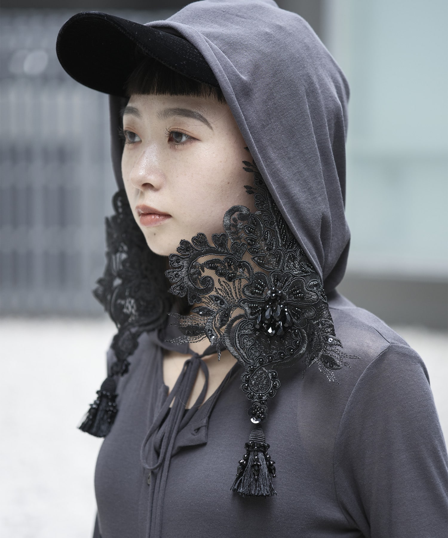 別注 iron embroidery cotton sheer onpiec tanakadaisuke