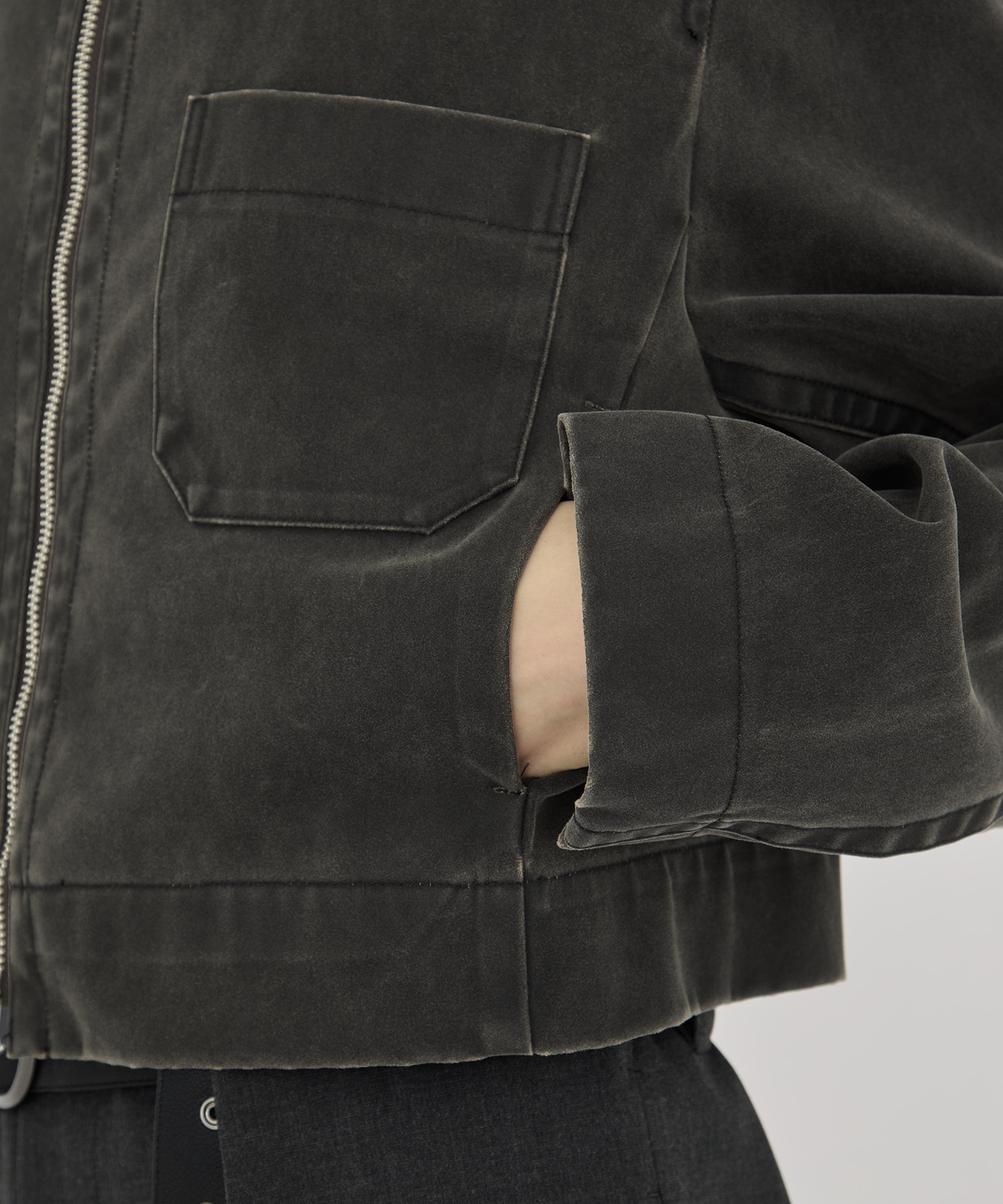 Suede Short Jacket STUDIOUS