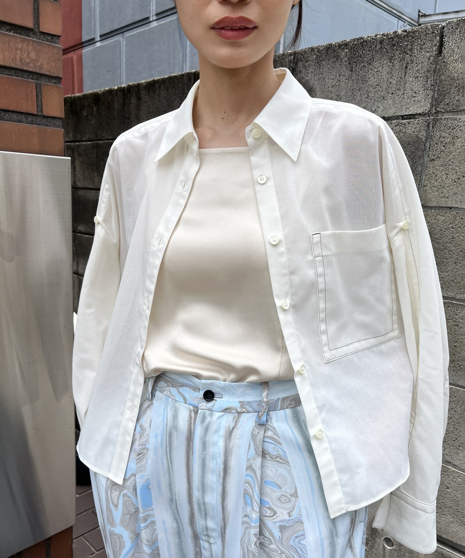 Matte Sheer Over Shirt STUDIOUS