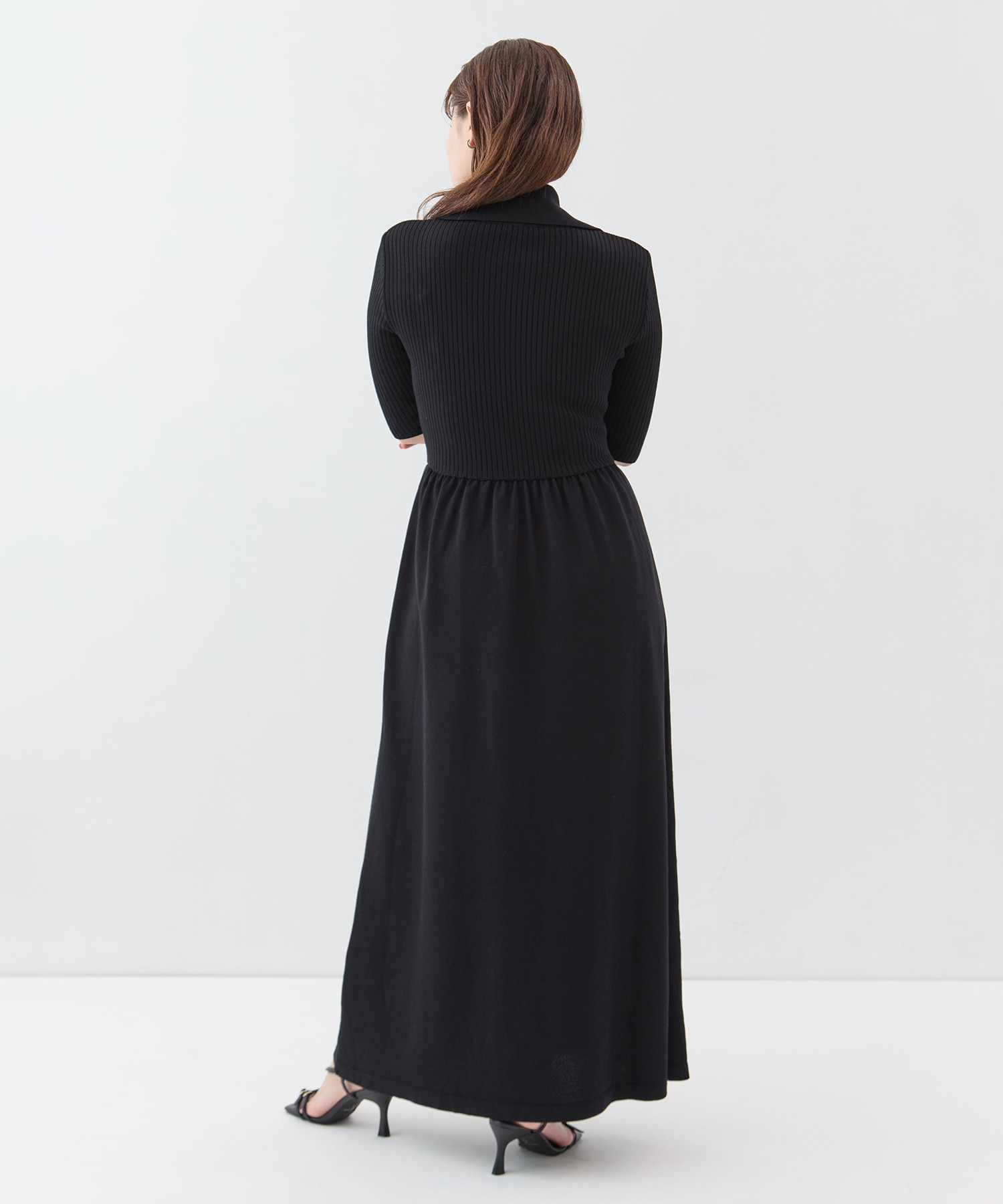 Sailor Collar Knit Dress STUDIOUS