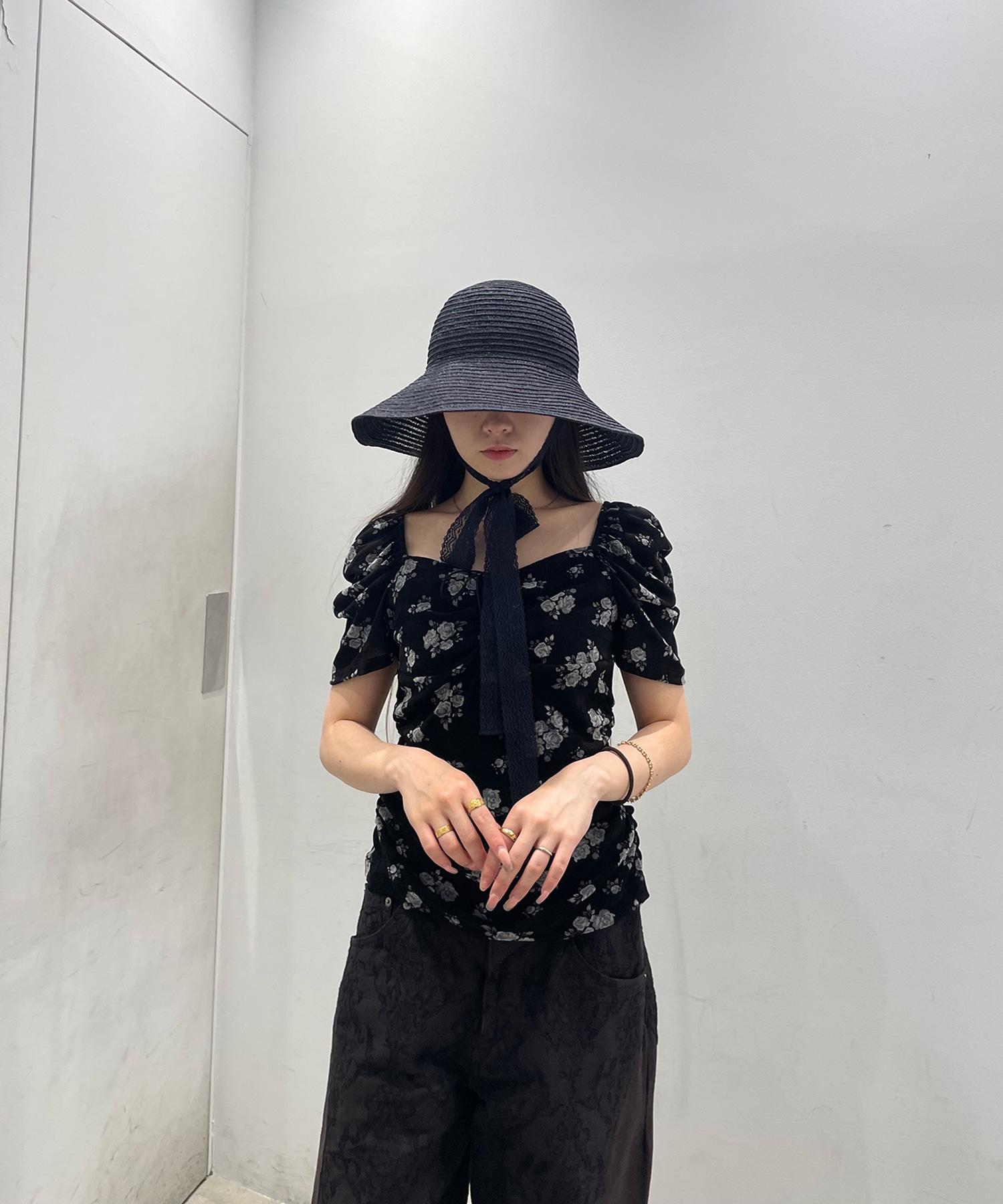 別注 VELOUR ROSE TEE FETICO