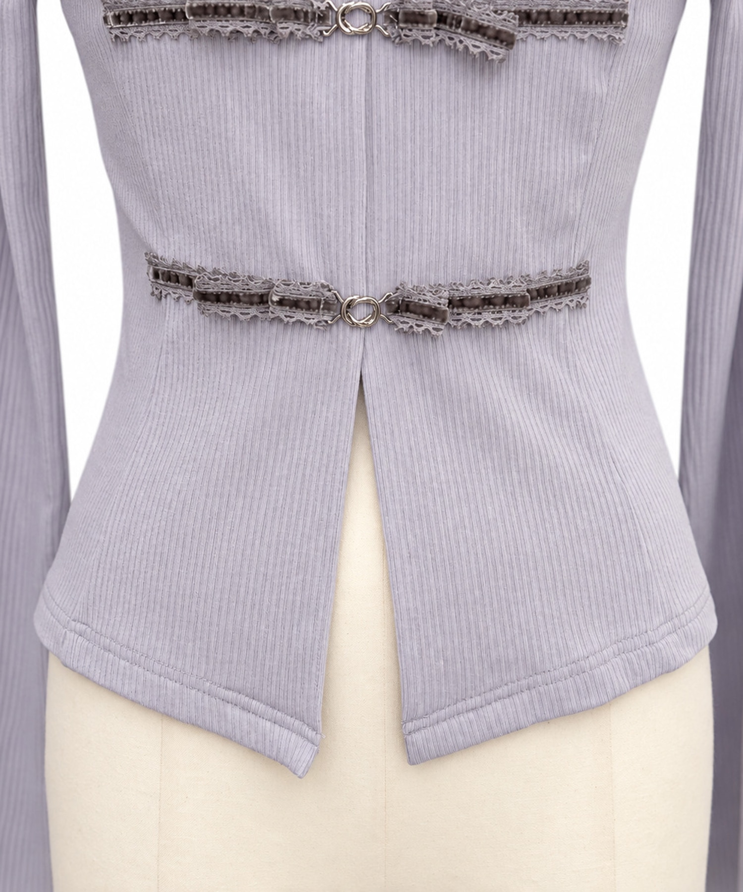 別注 choker ribbon cardigan tanakadaisuke