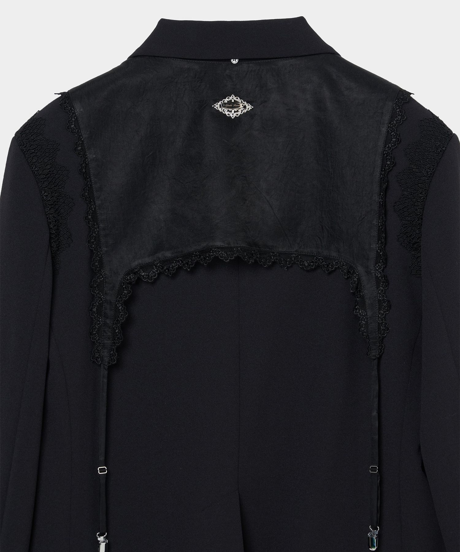 garter collar peaked lapel jacket tanakadaisuke