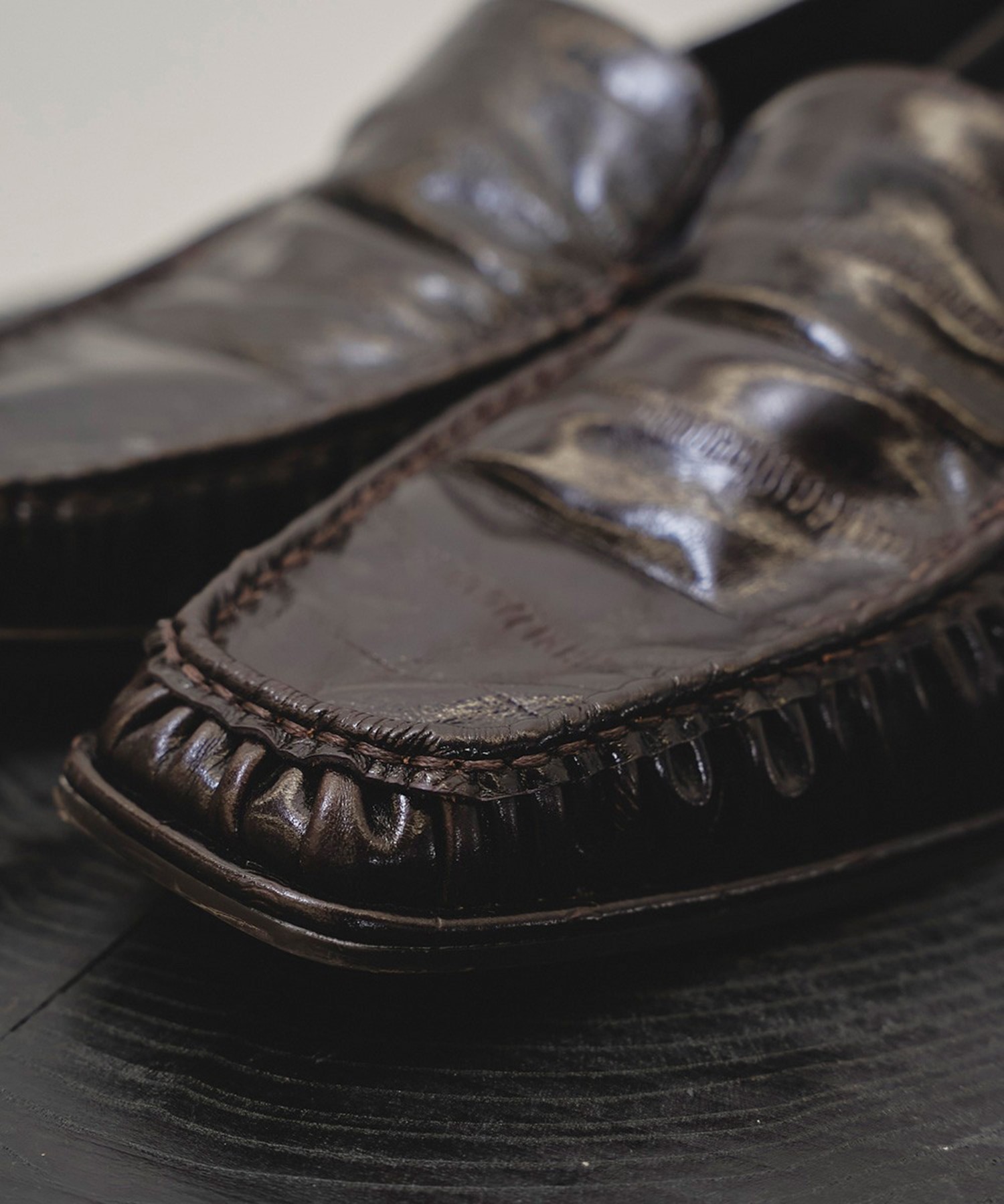 Squaretoe Gather Loafers TODAYFUL