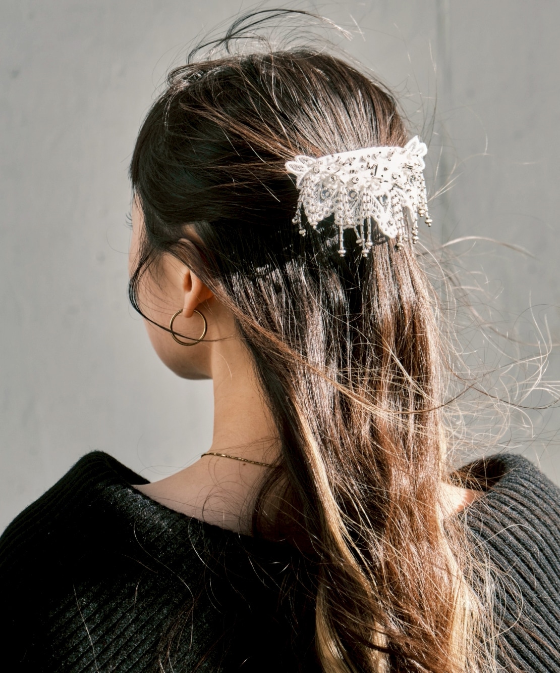 Snow bijou barrette right tanakadaisuke