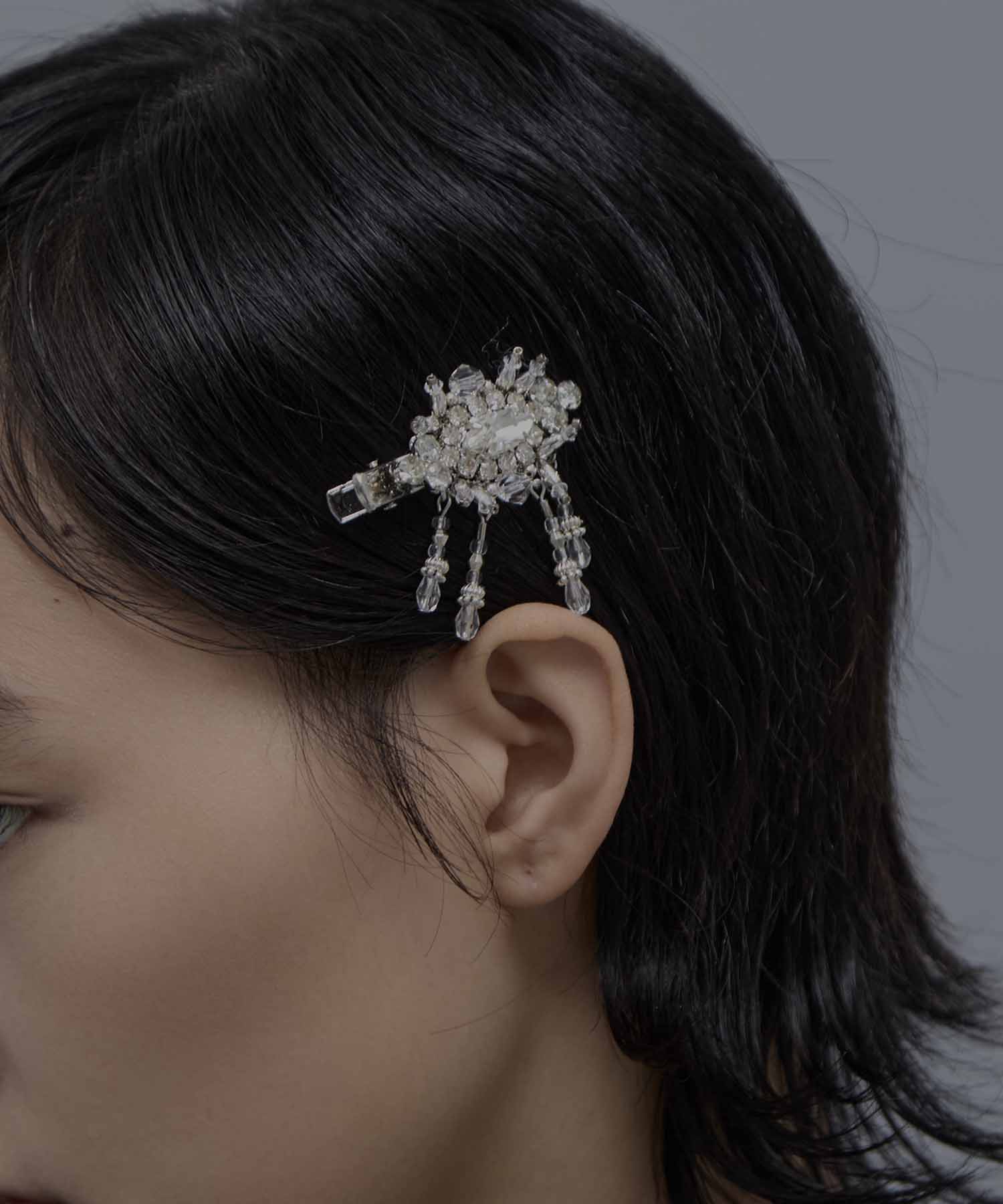 crystal hair clip left tanakadaisuke