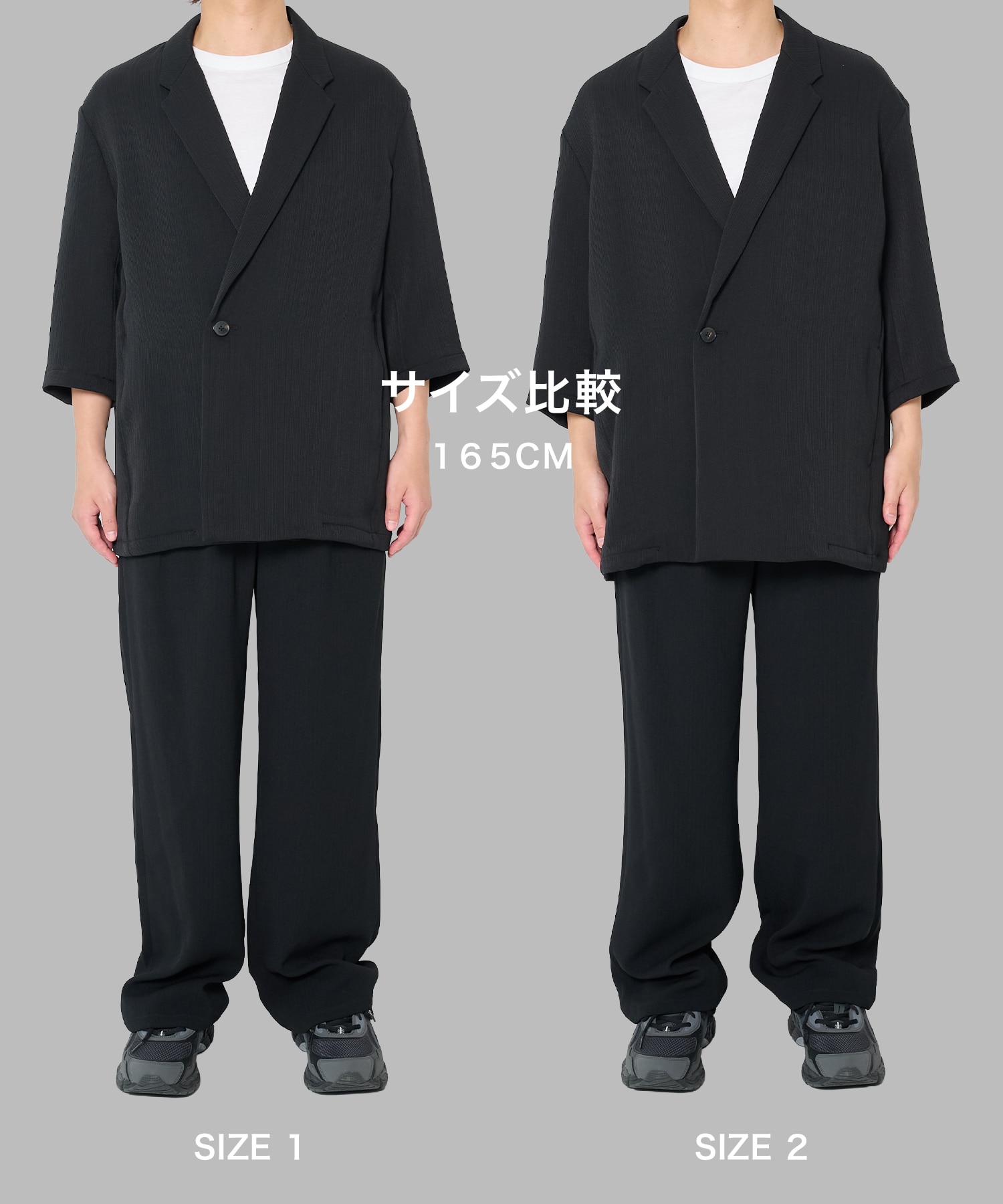 PLEATS HALF SLEEVE JACKET STUDIOUS