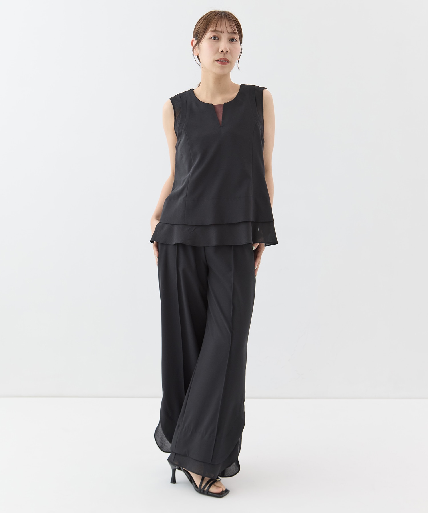Sheer Layered Blouse STUDIOUS