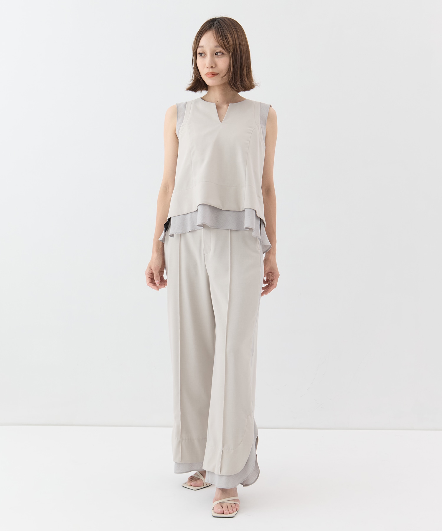 Sheer Layered Trousers STUDIOUS