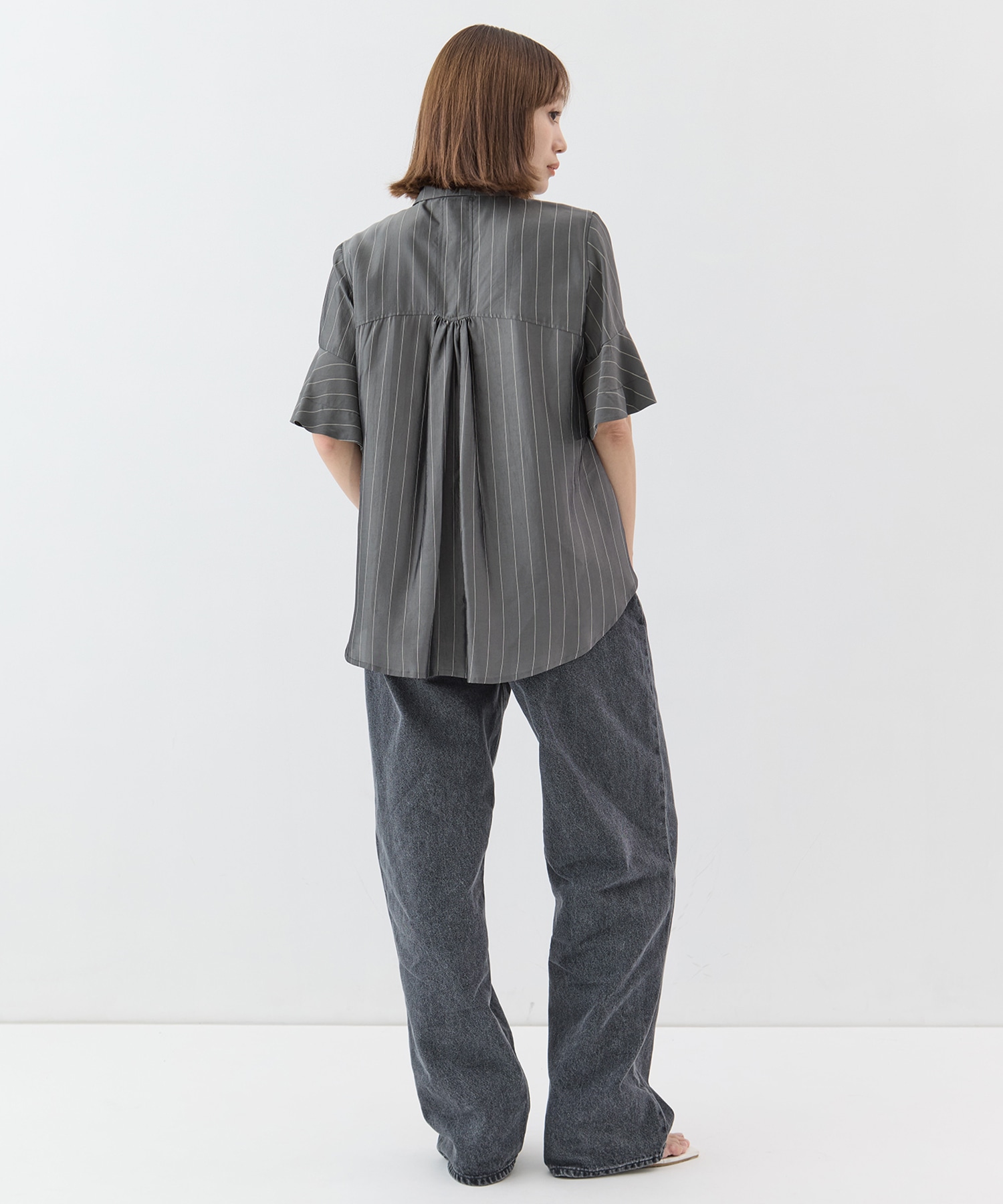 Hem Flare 2way Blouse STUDIOUS